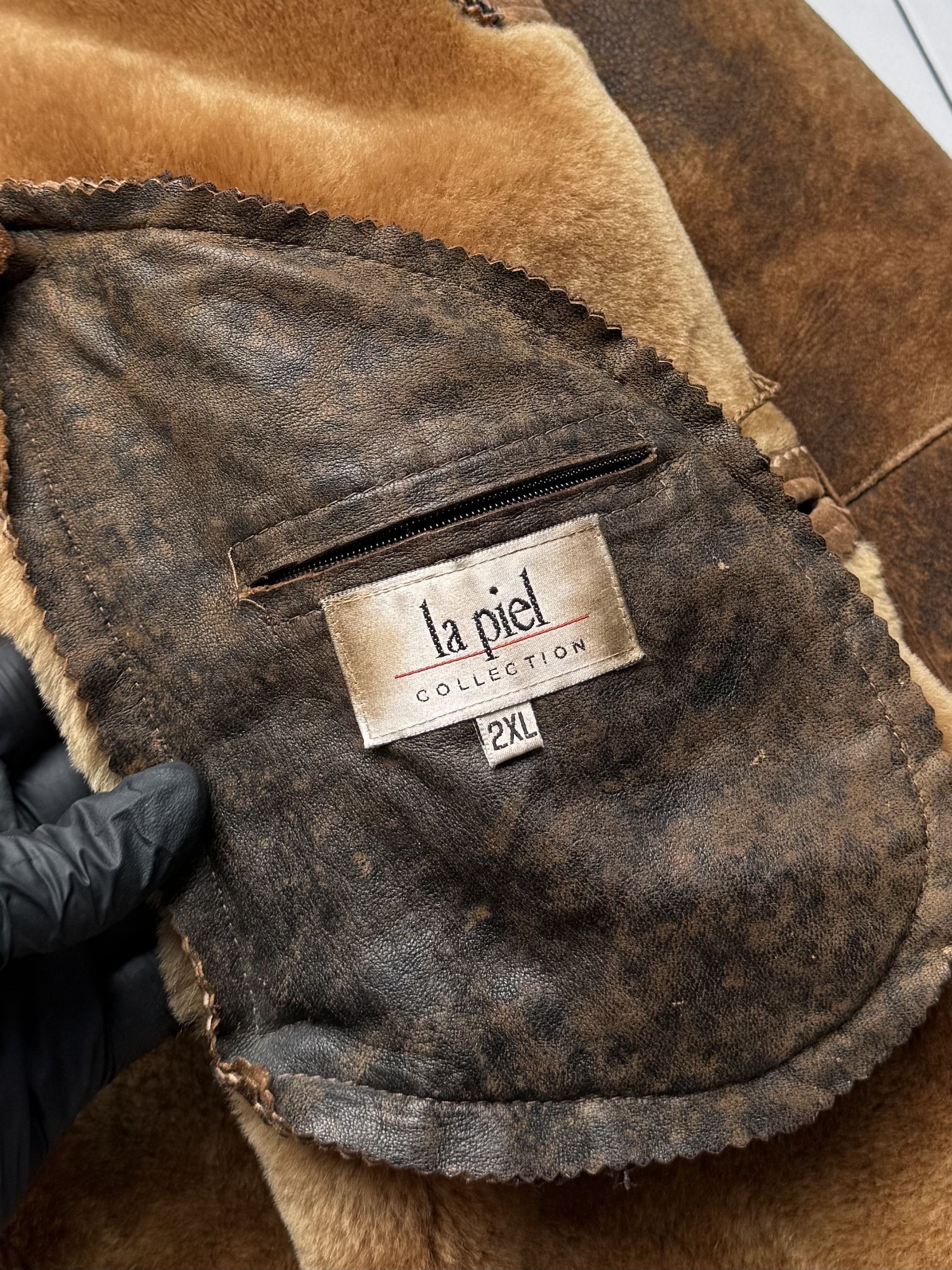Vintage Vintage Real Shearling Faded Jacket(B409)E2D15 Size US XXL / EU 58 / 5 - 12 Thumbnail