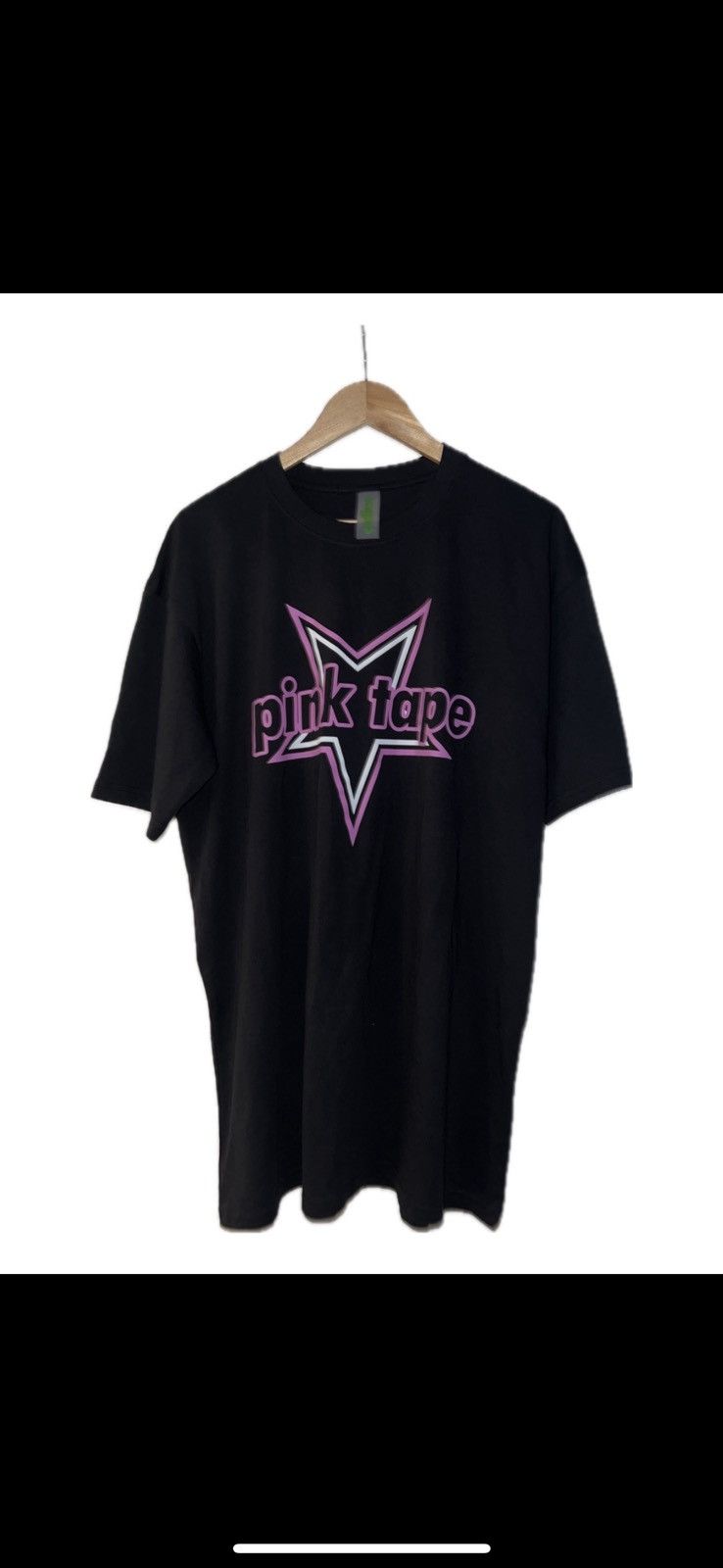 Endless Endless Denim Pink Tape Tee Size US XL / EU 56 / 4 - 1 Thumbnail