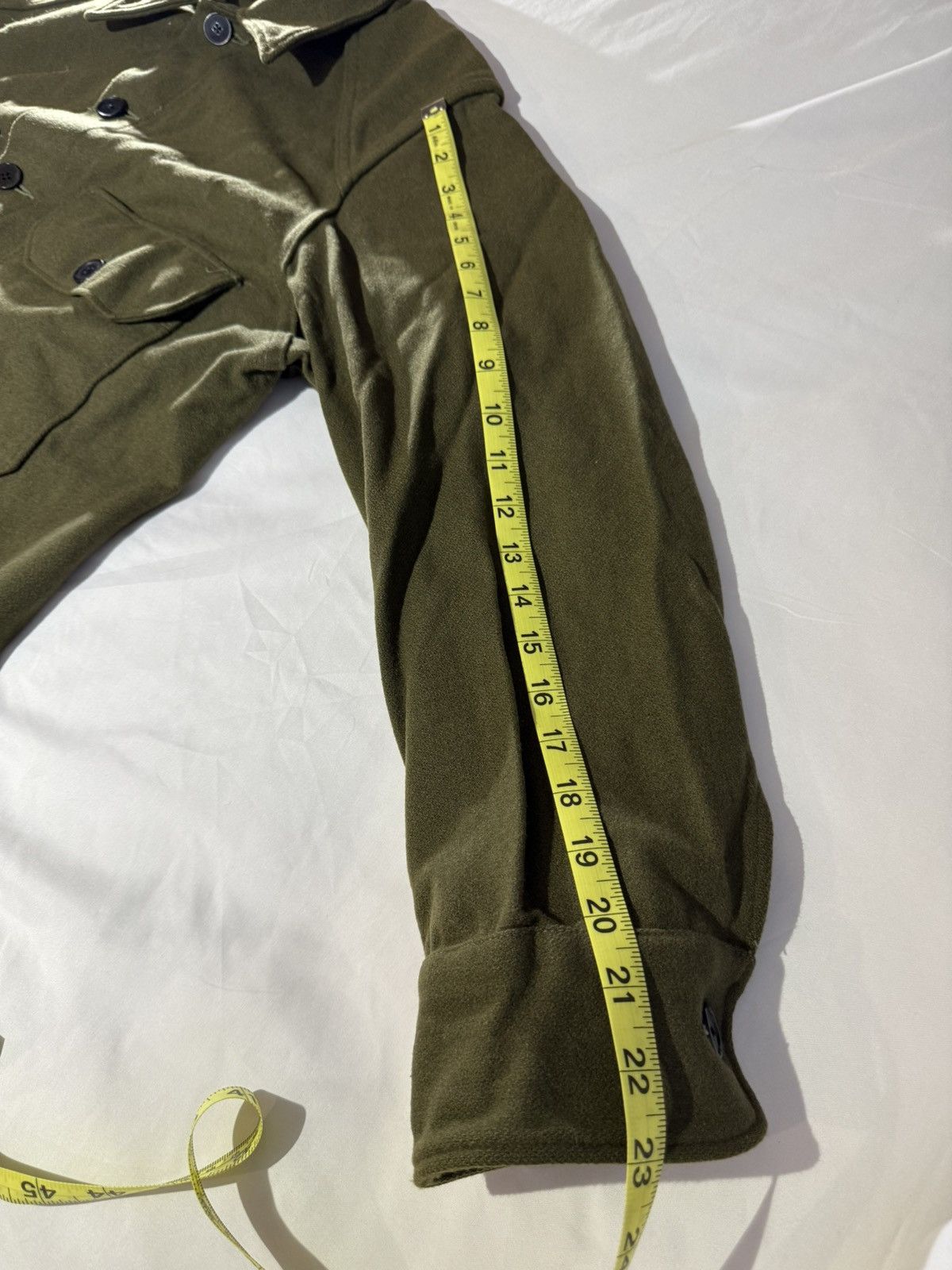 Vintage ***FINAL DROP***RARE 60s HEAVY WOOL MILITARY BUTTON UP M-XL Size US L / EU 52-54 / 3 - 10 Thumbnail