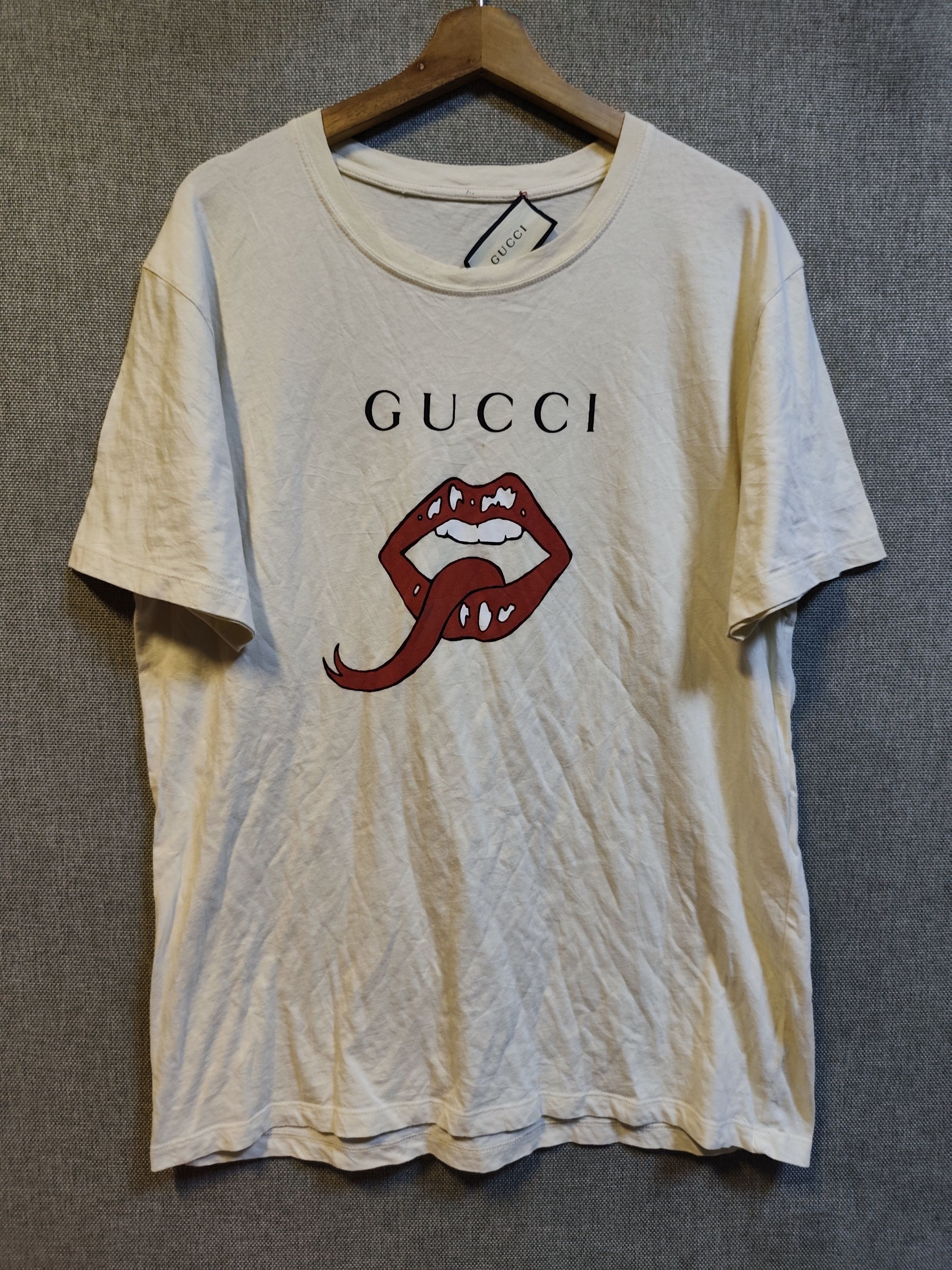 Gucci Gucci Mouth T-Shirt Size US L / EU 52-54 / 3 - 1 Thumbnail