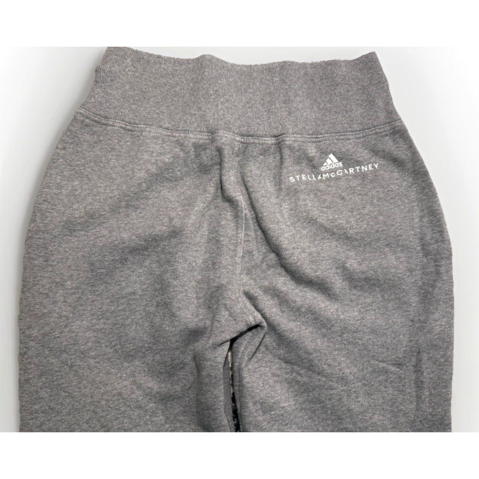Stella McCartney ADIDAS by Stella McCartney Organic Cotton Blend Gray Ankle Sweatpants M Womens Activewear Size 32" / US 10 / IT 46 - 6 Thumbnail