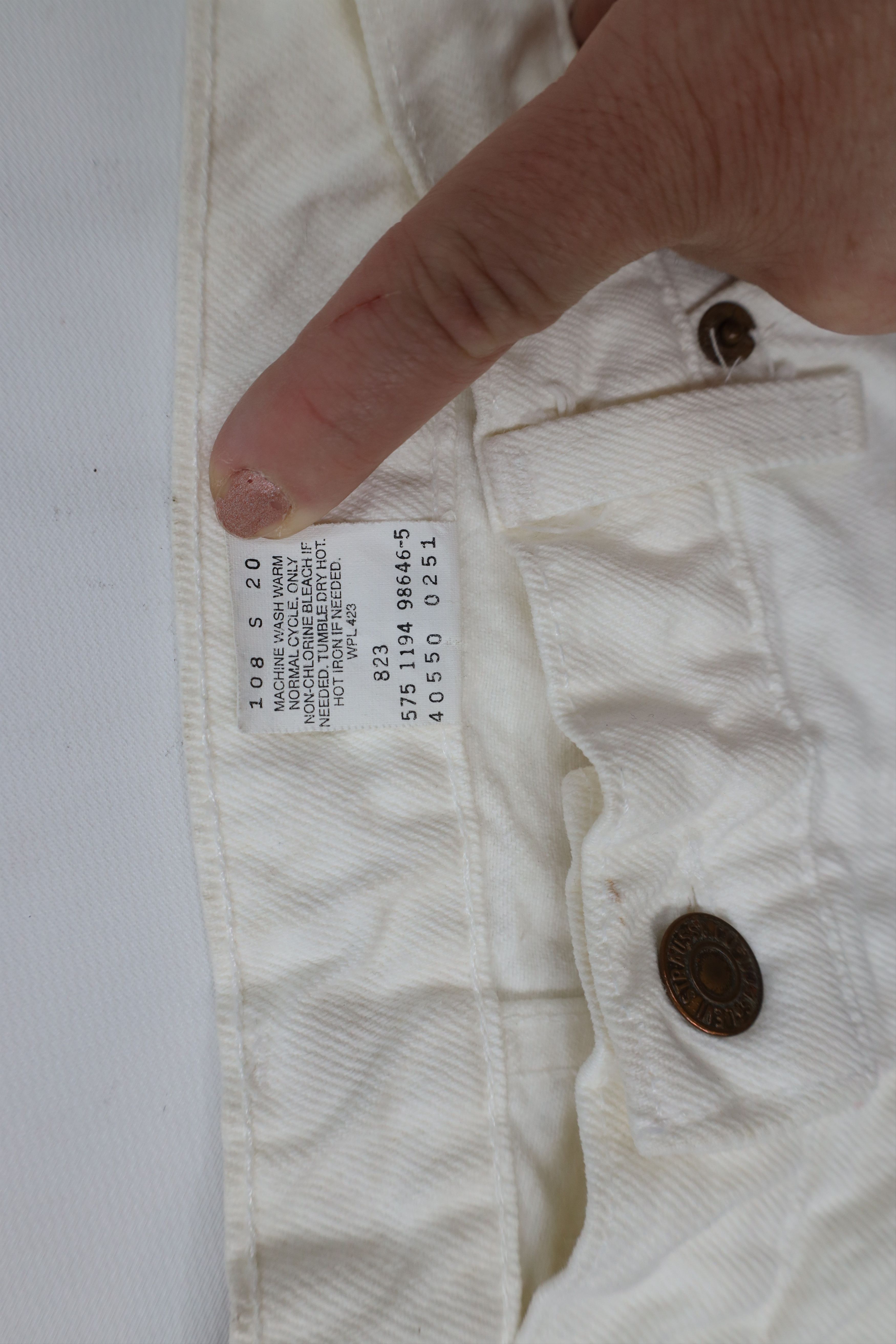 Levi's × Vintage Vintage 90s Levis 550 Orange Tab Tapered Leg Jeans USA Size US 38 / EU 54 - 9 Thumbnail