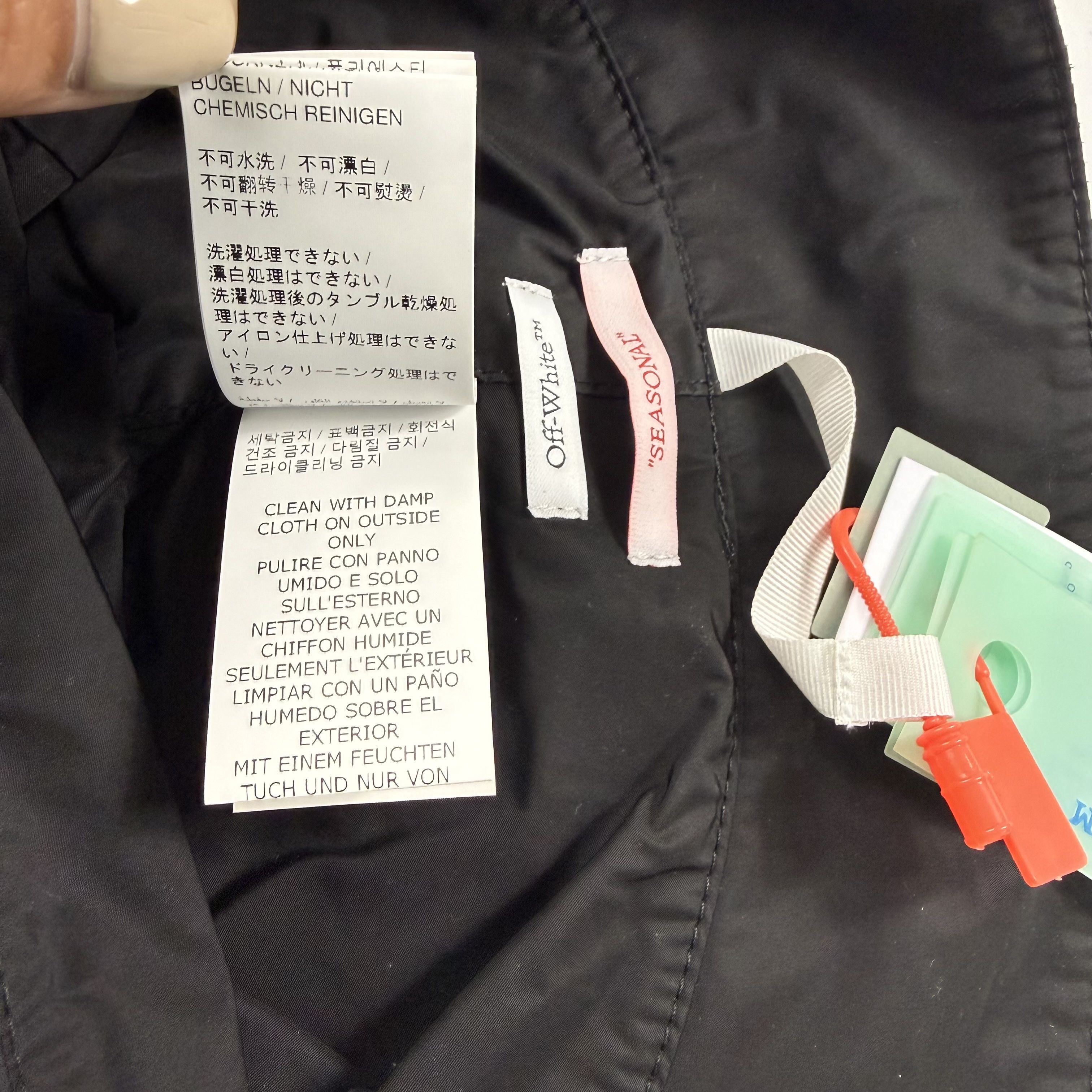 Off-White Off-White Black Bucket Hat Yellow Logo Patch O/S NEW Size ONE SIZE - 9 Thumbnail