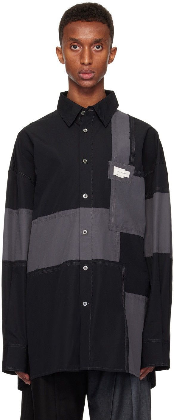 Feng Chen Wang Feng Cheng Wang - Deconstructed Patchwork Shirt Size US L / EU 52-54 / 3 - 1 Thumbnail