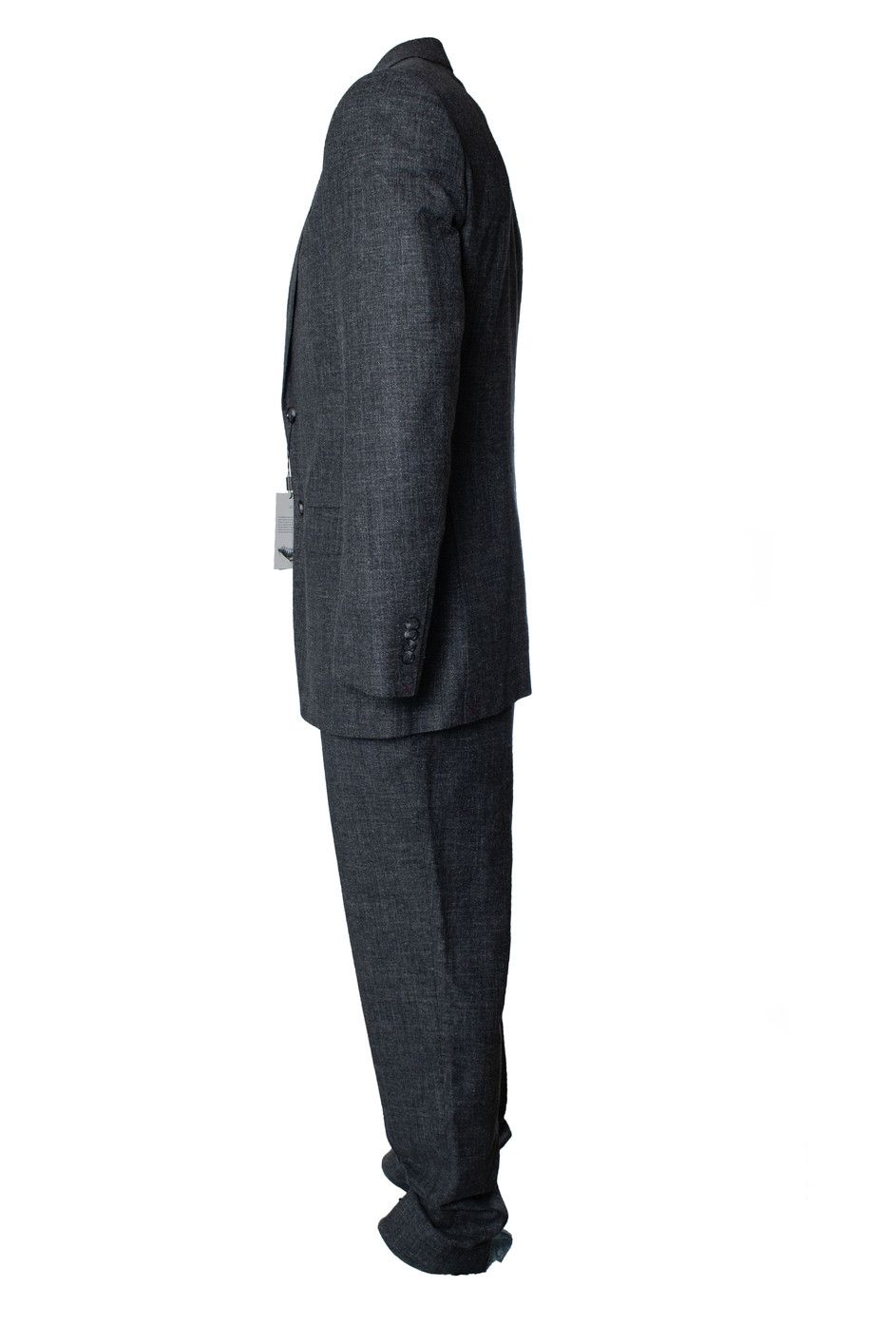 Suitsupply Suitsupply, Lazio grey single breasted suit Size 42L - 9 Thumbnail