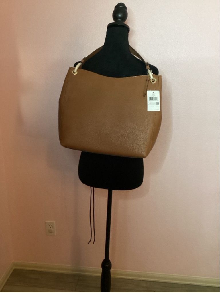 Kate Spade Kate Spade Brown Leather Tote Bag Size ONE SIZE - 4 Thumbnail