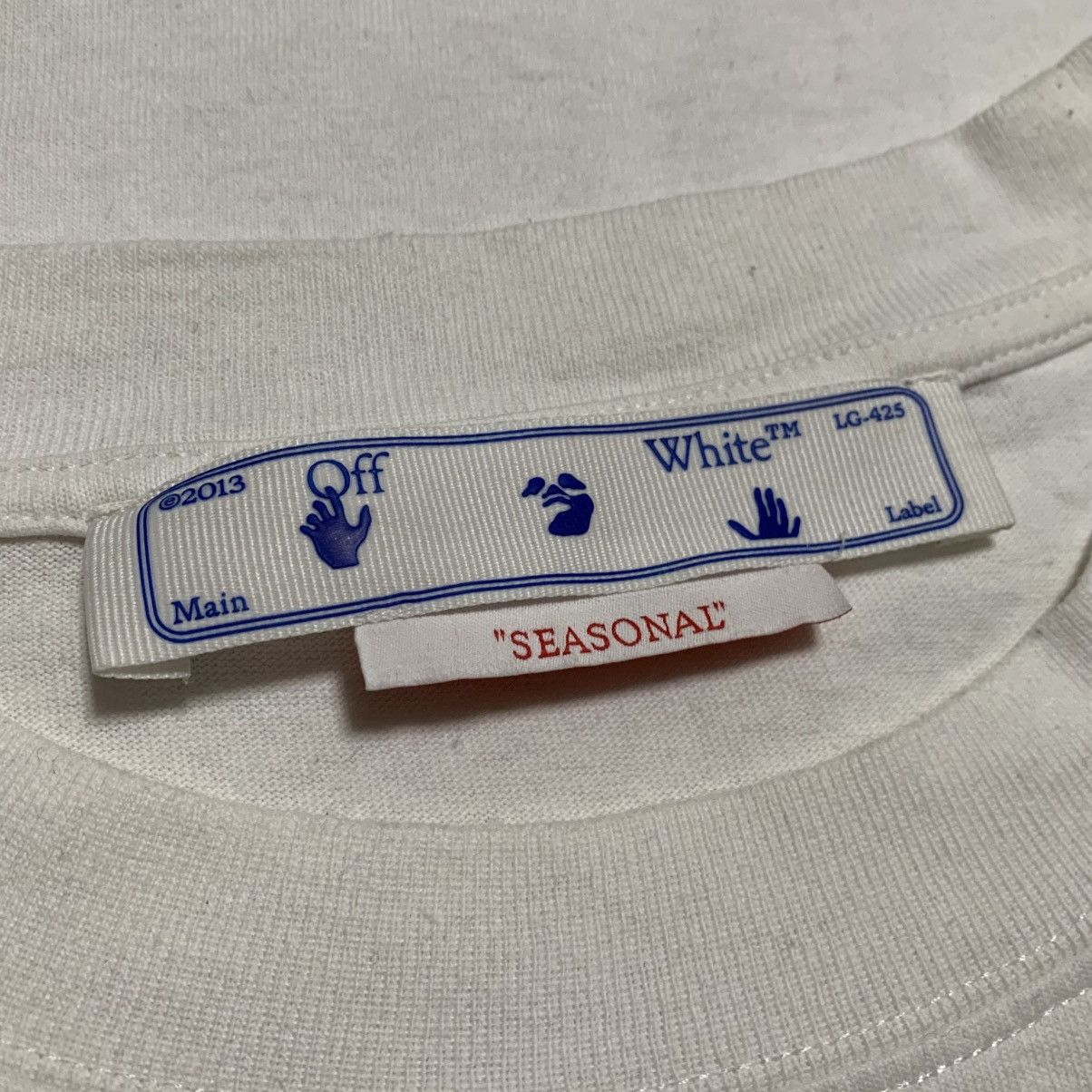 Off-White Off White Small Weed Graphic White Tee Virgil Abloh Size US S / EU 44-46 / 1 - 5 Thumbnail