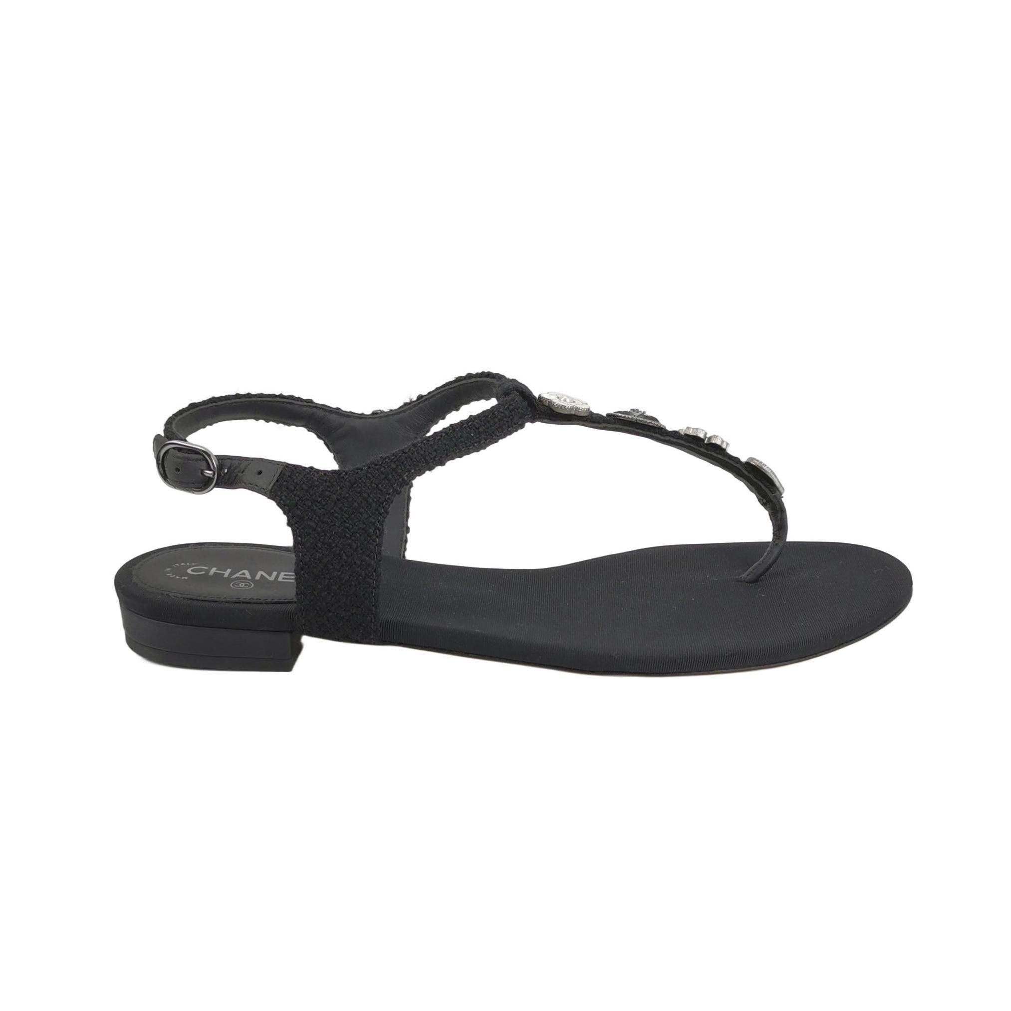 Chanel Chanel Women 7 Sandals Size US 7 / IT 37 - 1 Thumbnail