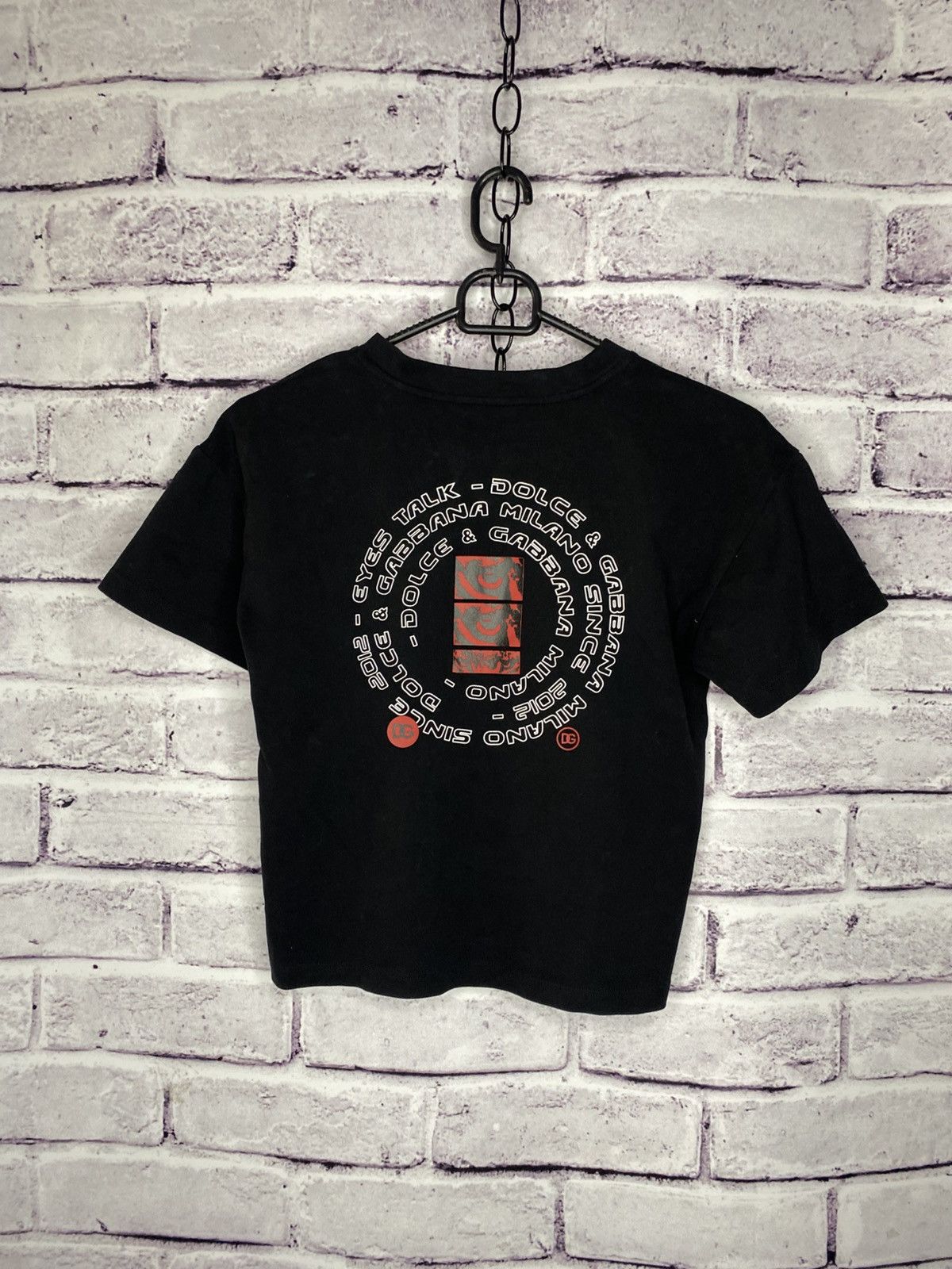 Dolce & Gabbana Womens Vintage Luxury Dolce&Gabbana crop tops big logo Size XS / US 0-2 / IT 36-38 - 11 Thumbnail