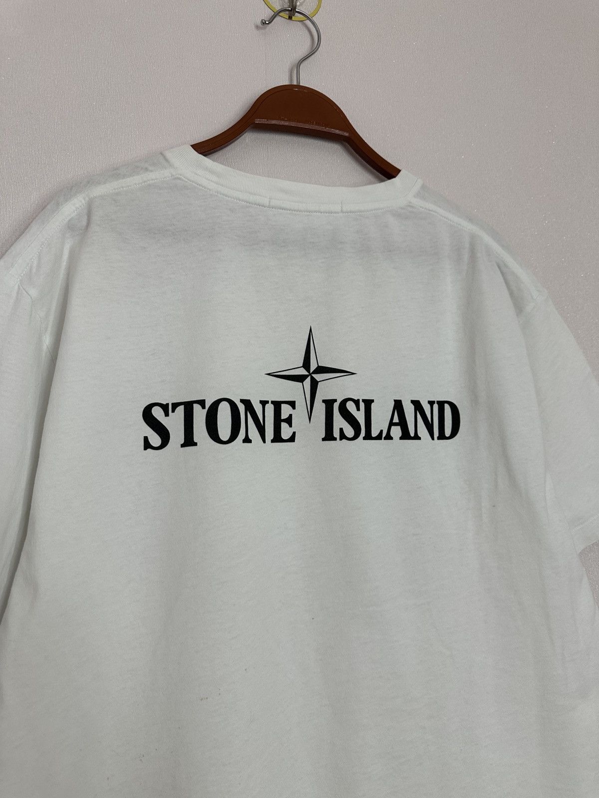 Stone Island Stone Island Slim Fit Brand Logo T-shirt White Size US L / EU 52-54 / 3 - 4 Thumbnail