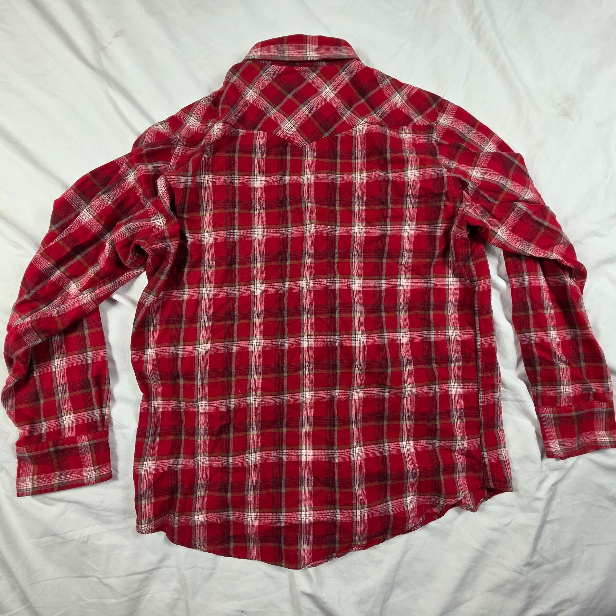 Old Navy Old Navy Vintage Flannels Mens Size XL Western Shirt Red Pla Size US XL / EU 56 / 4 - 2 Thumbnail