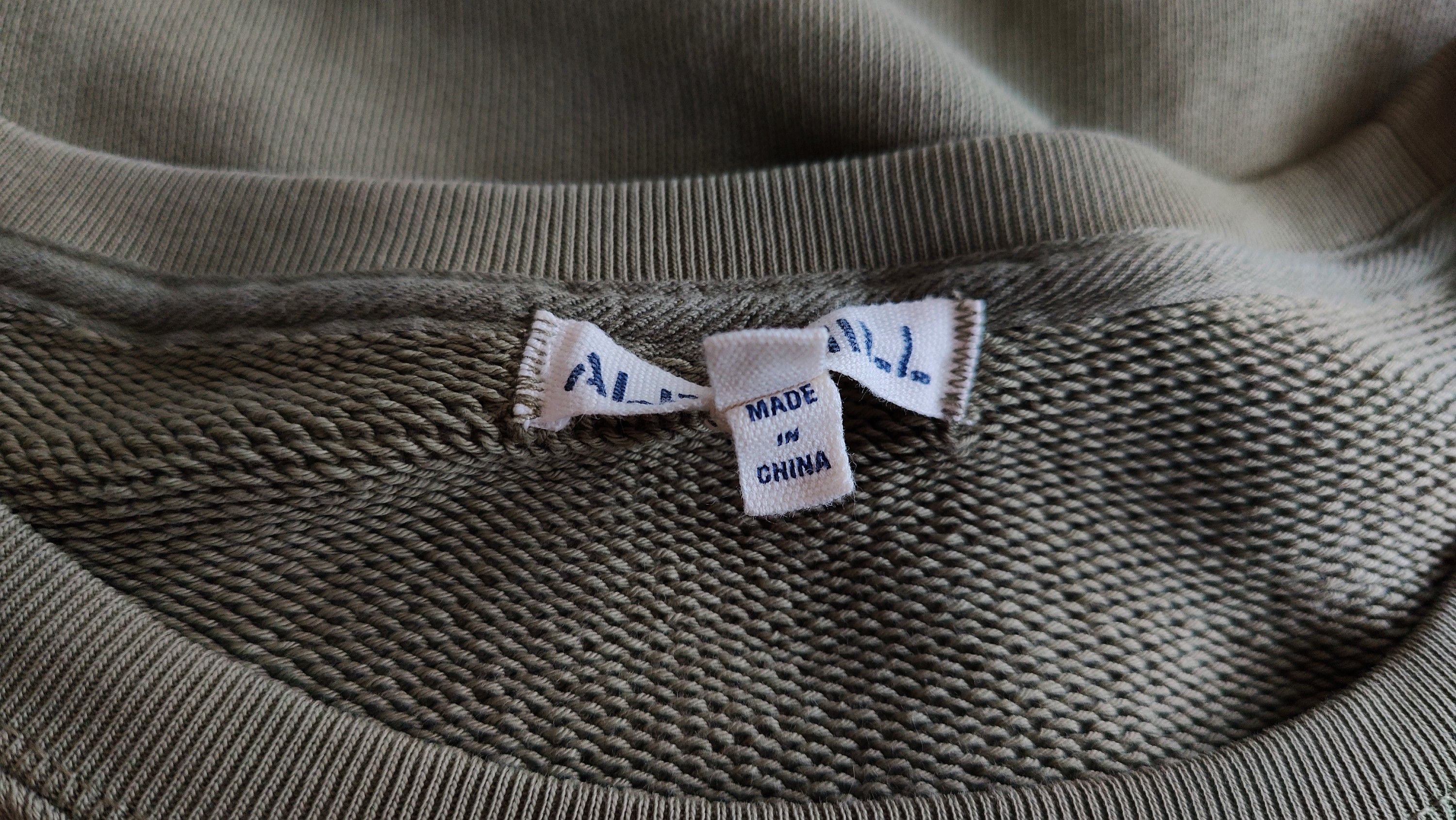 Alex Mill Alex Mill Military Khaki Pocket Sweatshirt Crewneck Size US XL / EU 56 / 4 - 7 Thumbnail