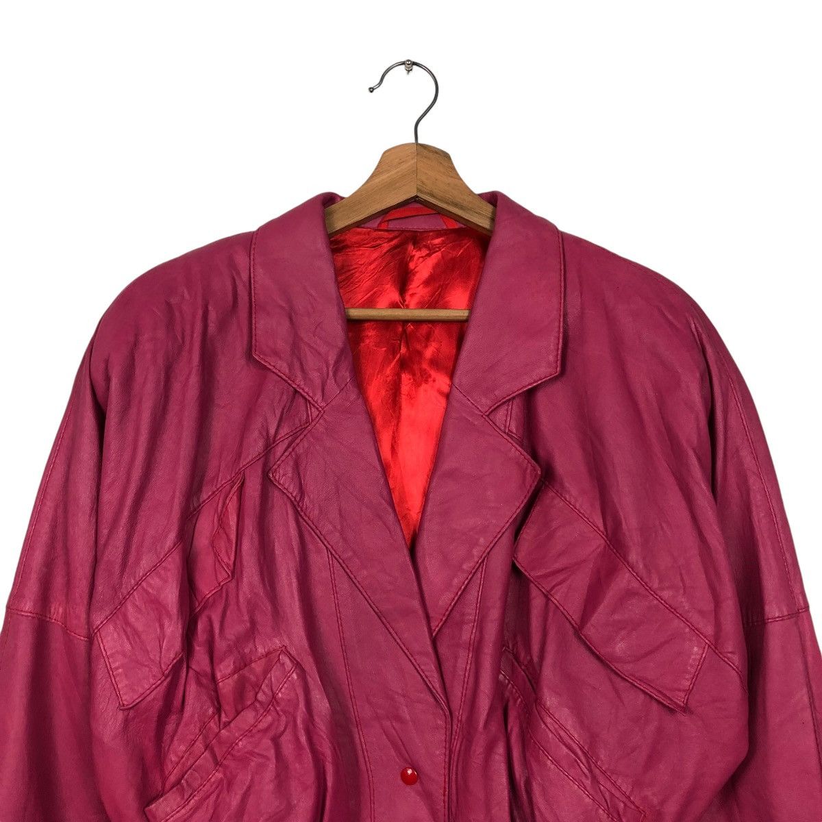 Japanese Brand 🔥VINTAGE CROPPED LEATHER JACKET PETRUSKA ISSEY MIYAKE Size US S / EU 44-46 / 1 - 5 Thumbnail