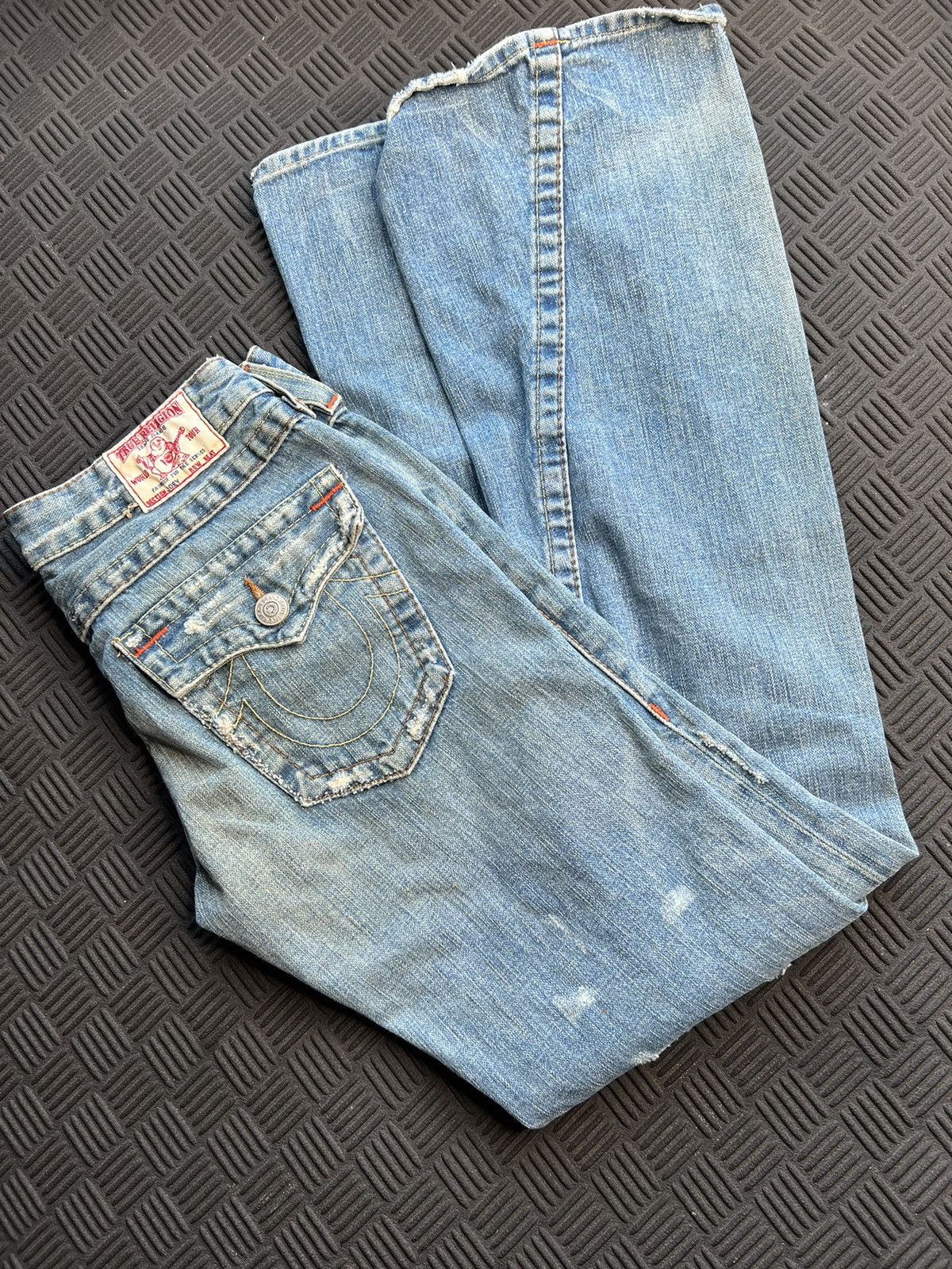 True Religion WOMENS y2k true religin bell bottom jeans Size 27" / US 4 / IT 40 - 1 Thumbnail