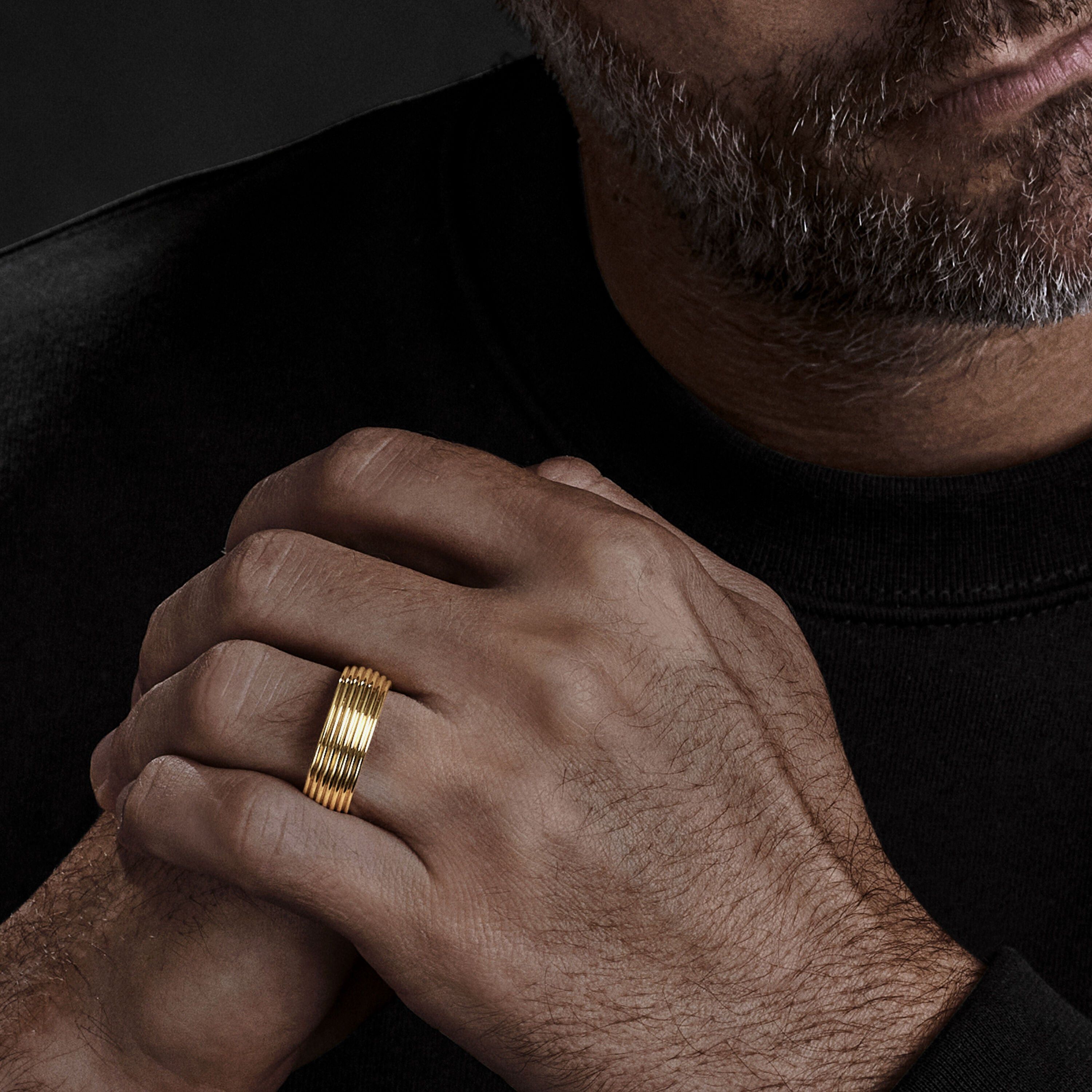 David Yurman o1w1db10325 Size:OS/ Royal Cord Band Ring in 18K in Golden Size ONE SIZE - 4 Thumbnail