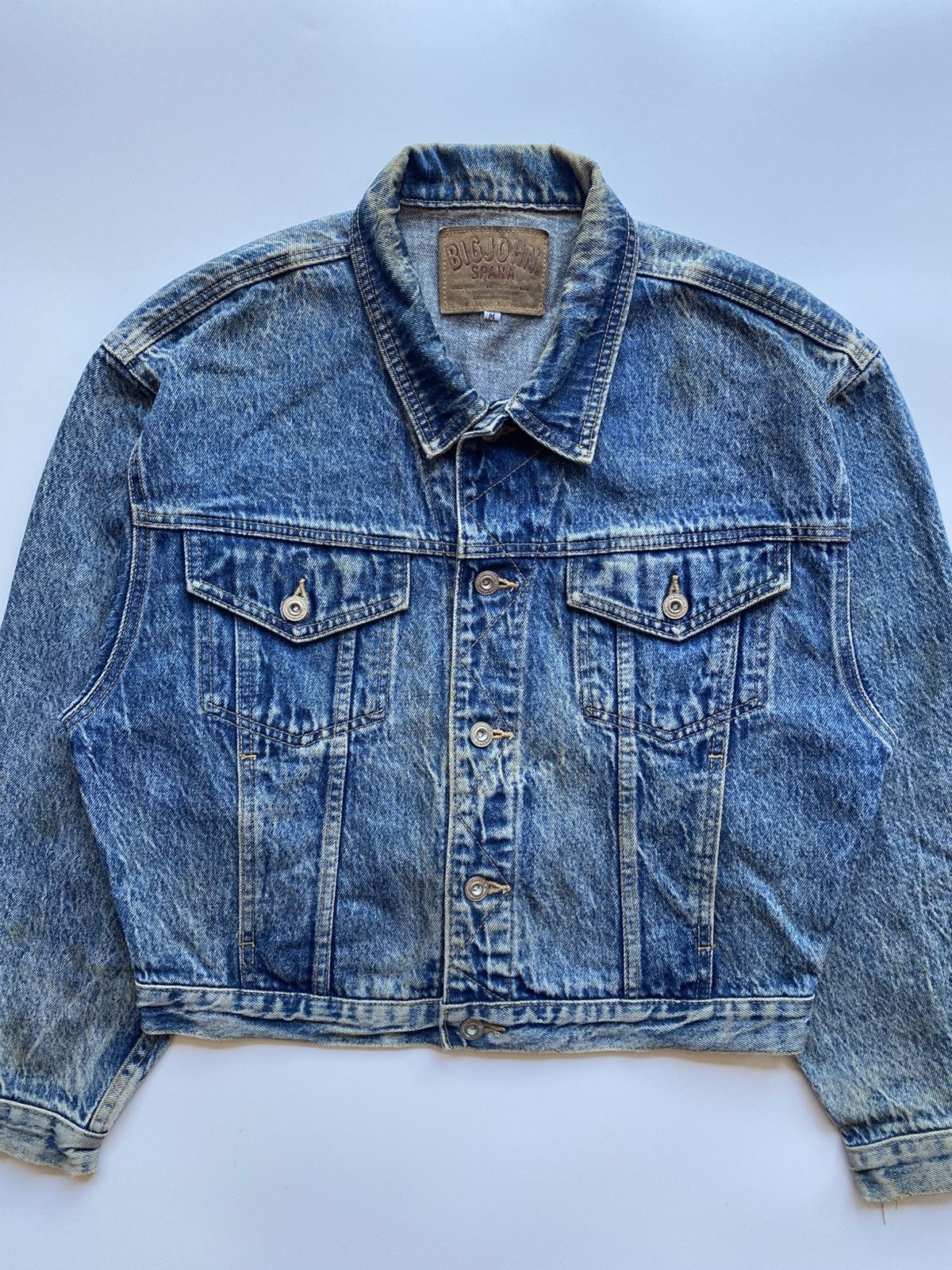 Big John × Japanese Brand × Vintage BIG JOHN DENIM JACKET Size US M / EU 48-50 / 2 - 3 Thumbnail