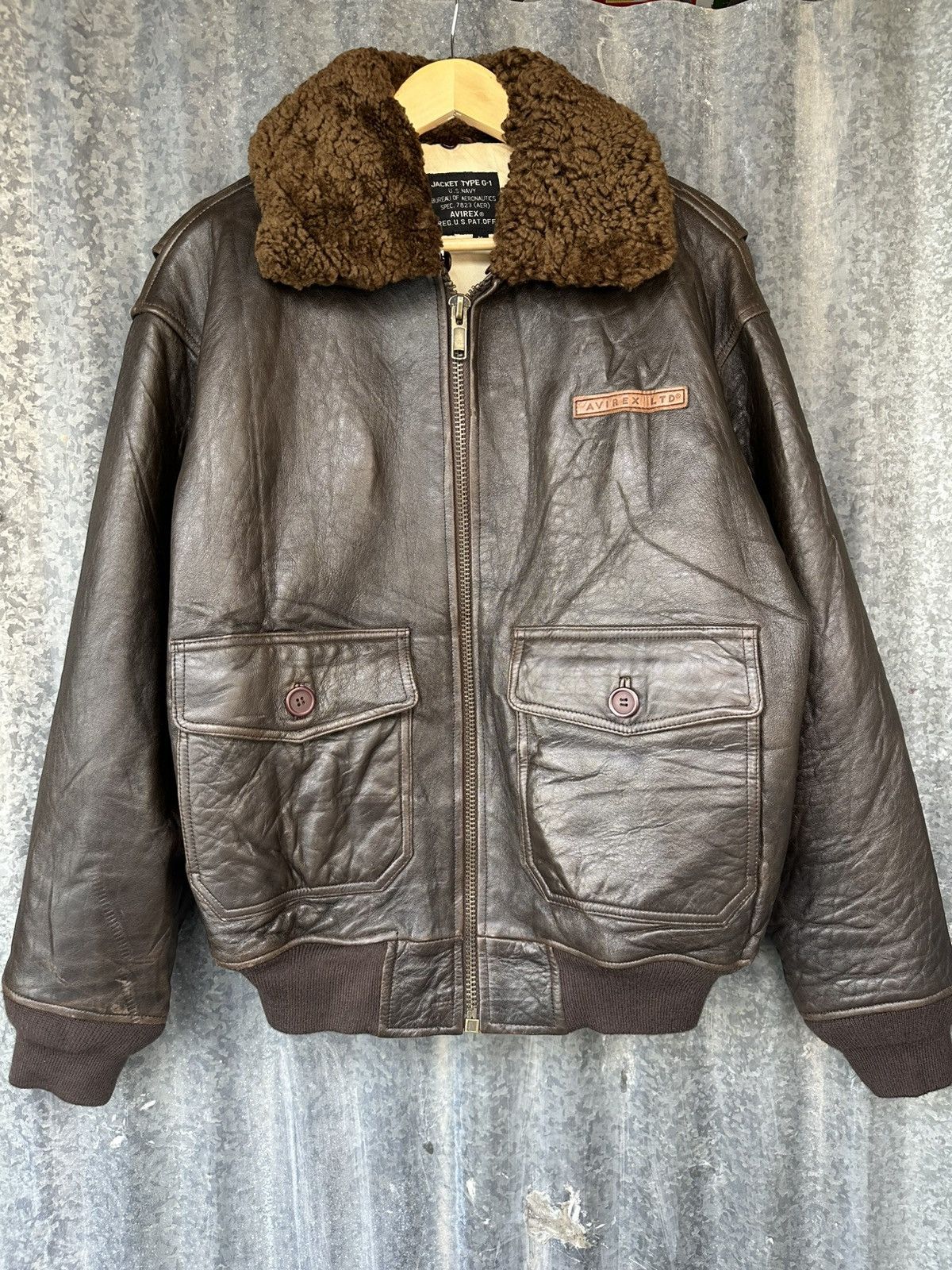 Avirex Type G-1 U.S. Navy Flight Jacket — Vintage 80s AVIREX