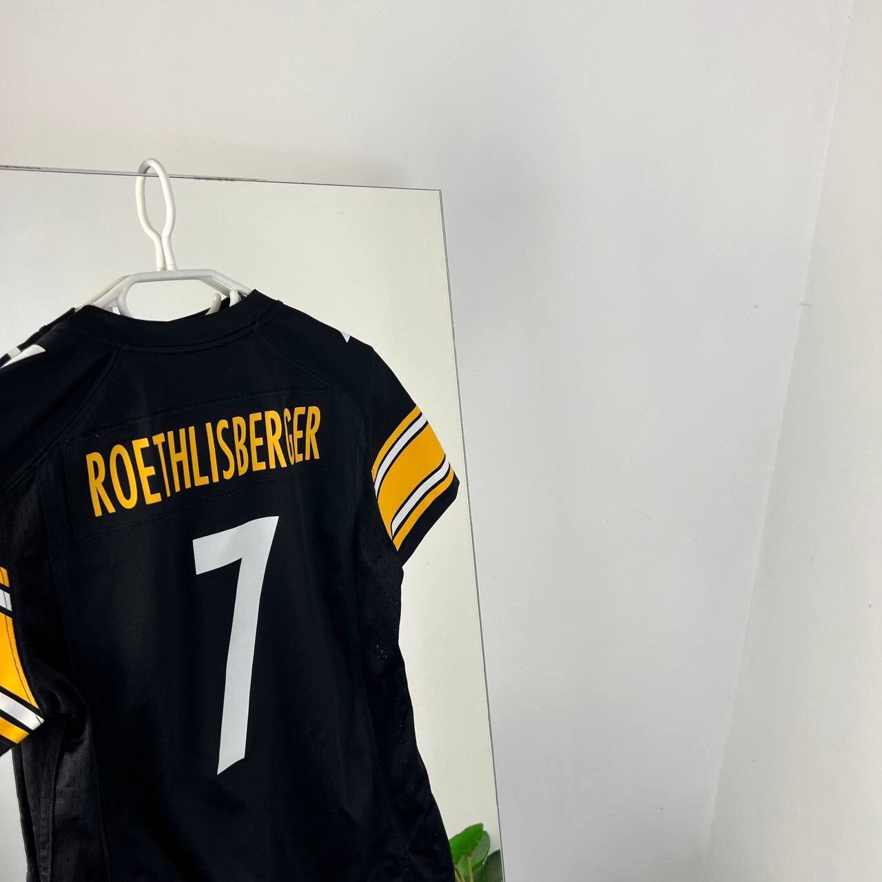 Nike PITTSBURGH STEELERS NFL SHIRT JERSEY NIKE #7 ROETHLISBERGER Size US S / EU 44-46 / 1 - 3 Thumbnail