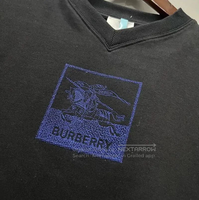 Burberry Burberry Black Cotton Logo Short Sleeve T. Size US S / EU 44-46 / 1 - 2 Thumbnail
