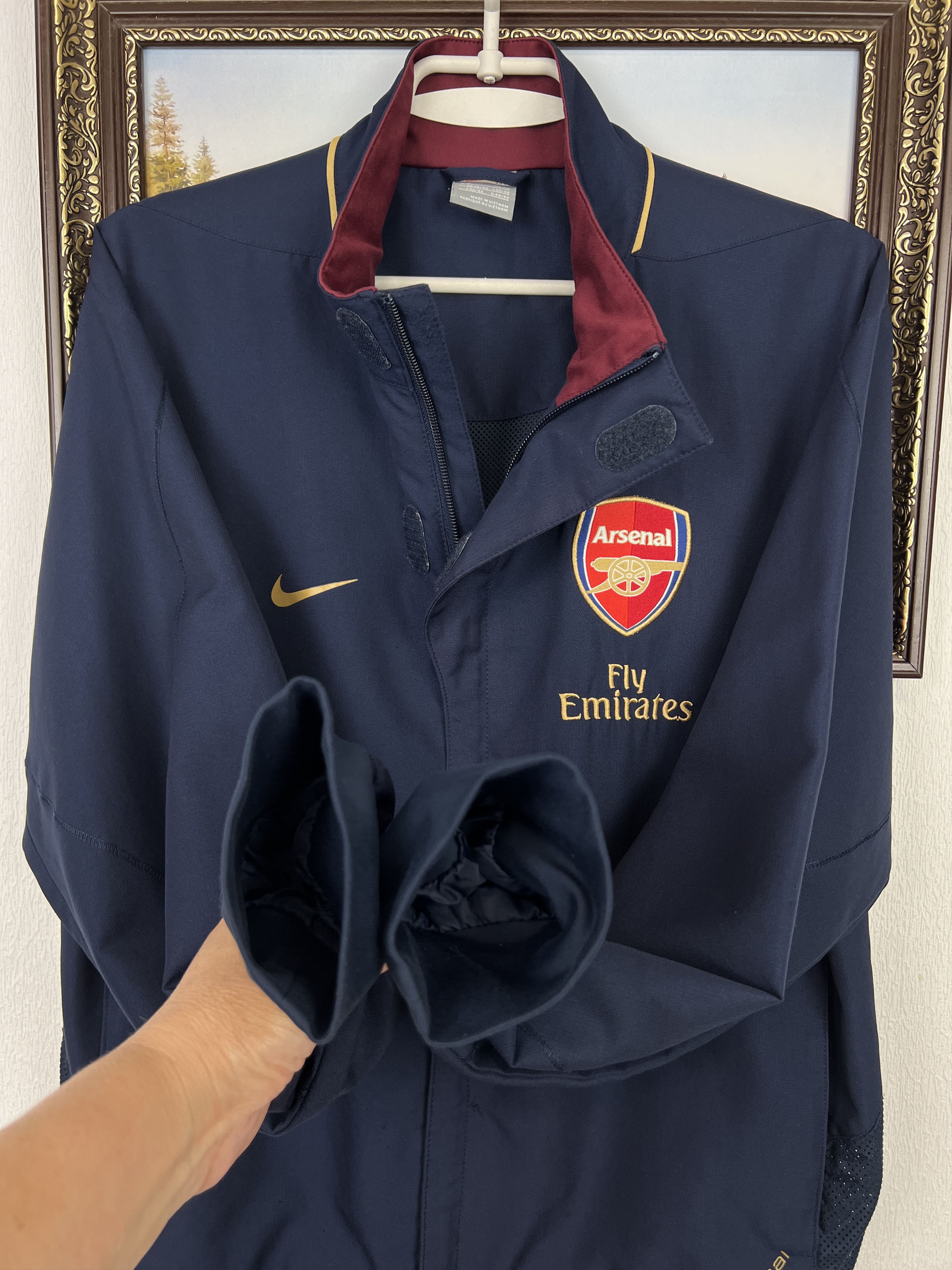 Nike Vintage Nike Arsenal Football Jacket Soccer Track Top Mens Size US M / EU 48-50 / 2 - 6 Thumbnail