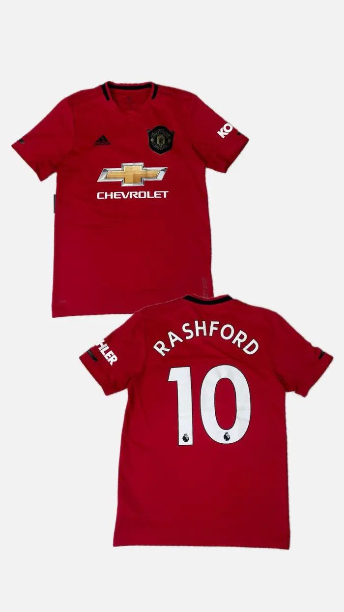 Adidas Manchester United 2019 2020 Rashford #10 Home Shirt Jersey Size US S / EU 44-46 / 1 - 1 Thumbnail