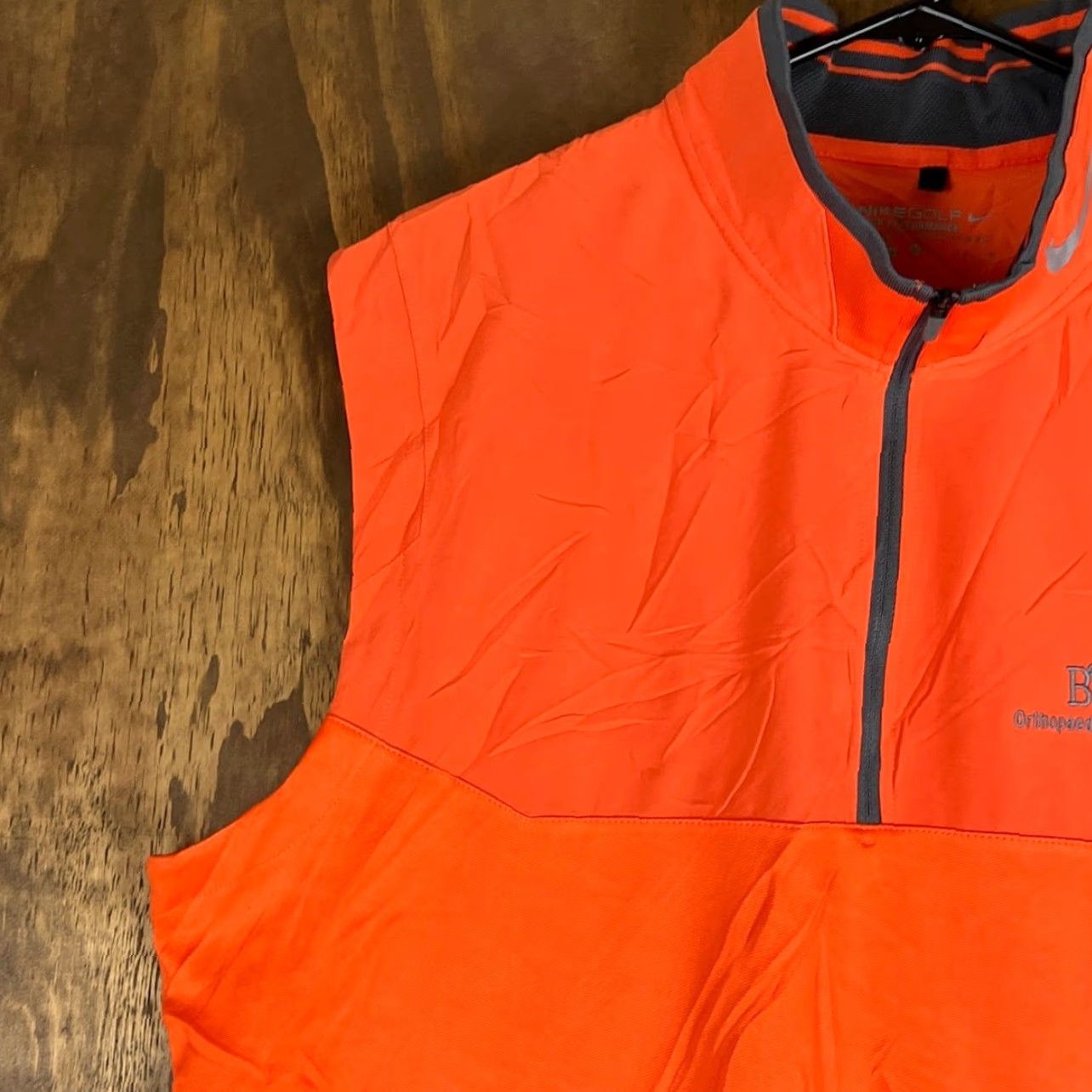 Nike Nike Golf Vest Mens Orange Beacon Dry Fit Tour Performance XL Stretch Sleeveless Polo? Size US XL / EU 56 / 4 - 4 Thumbnail