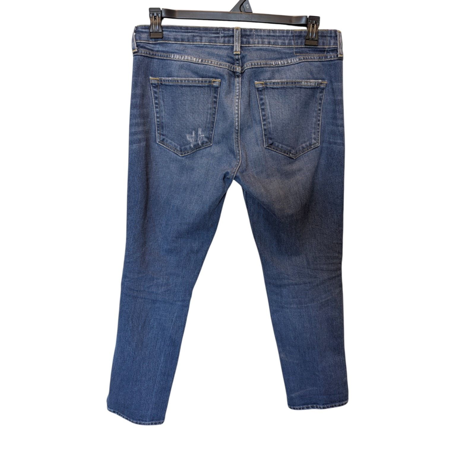 Other AMO Kate Wash Mariner Cropped Lightly Distressed Blue Jeans Size 30" / US 8 / IT 44 - 5 Thumbnail