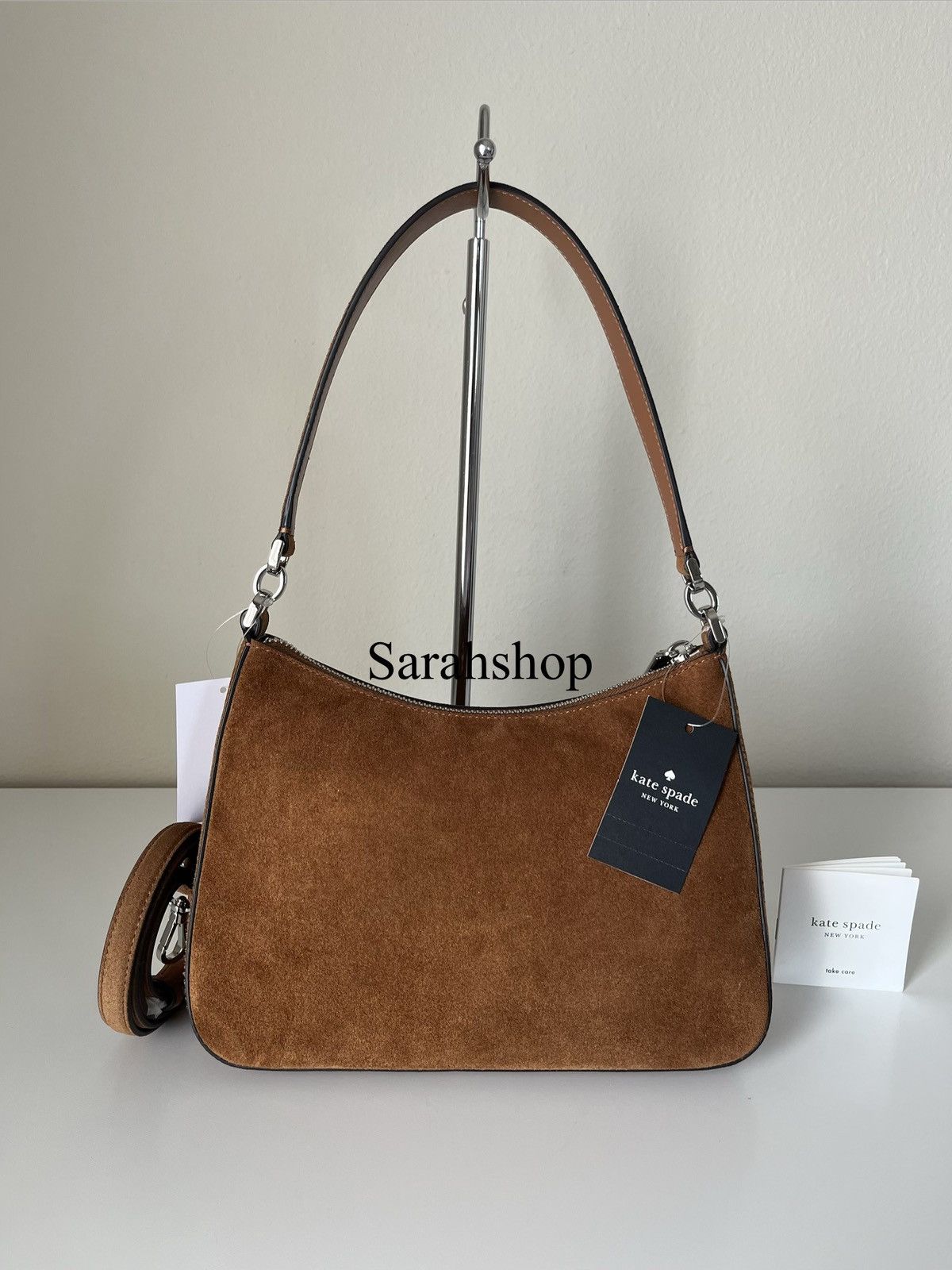 Kate Spade Kate Spade Margot Suede Medium Shoulder Bag Size ONE SIZE - 3 Thumbnail
