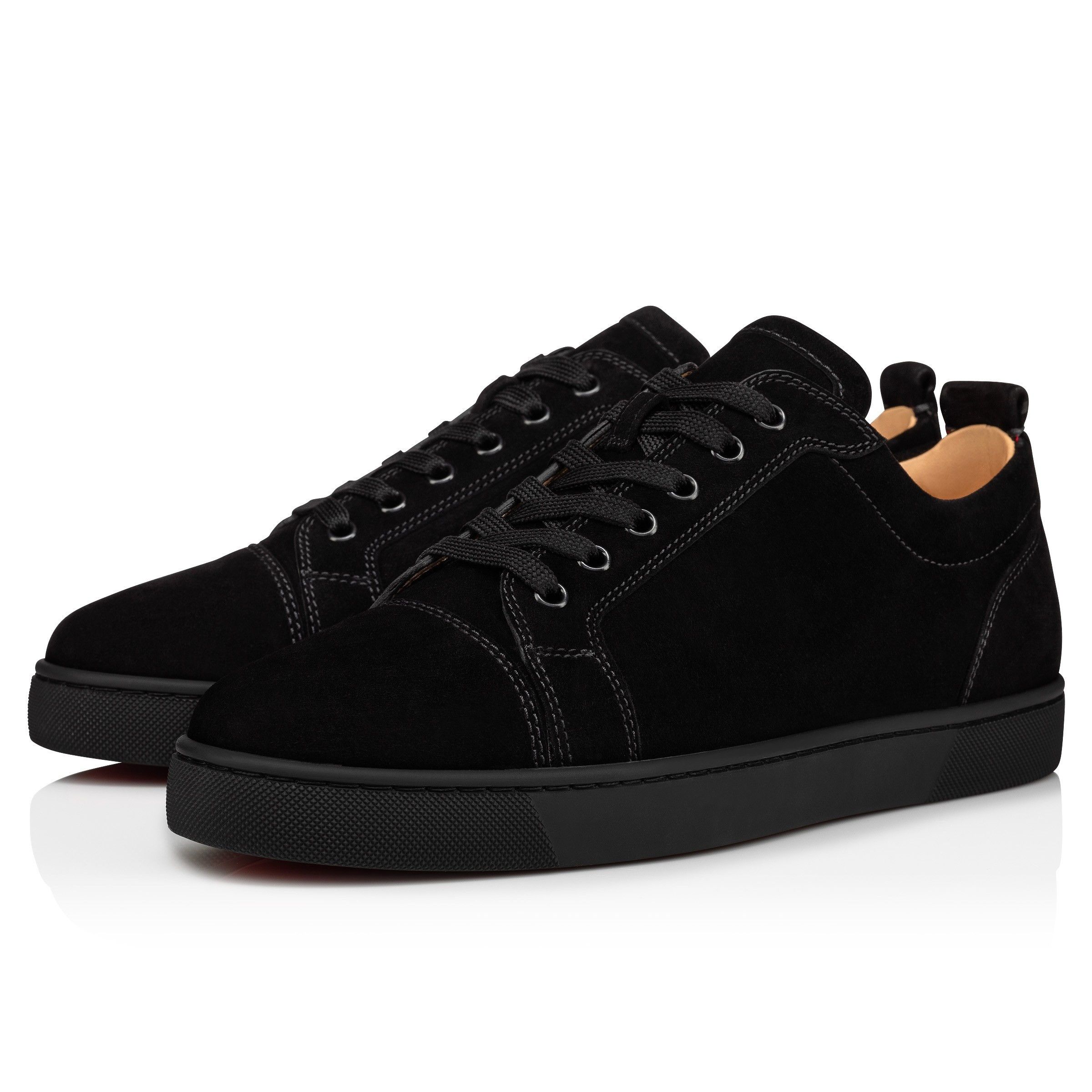 Christian Louboutin Louis Junior Sneakers Suede Black Size US 9 / EU 42 - 1 Thumbnail