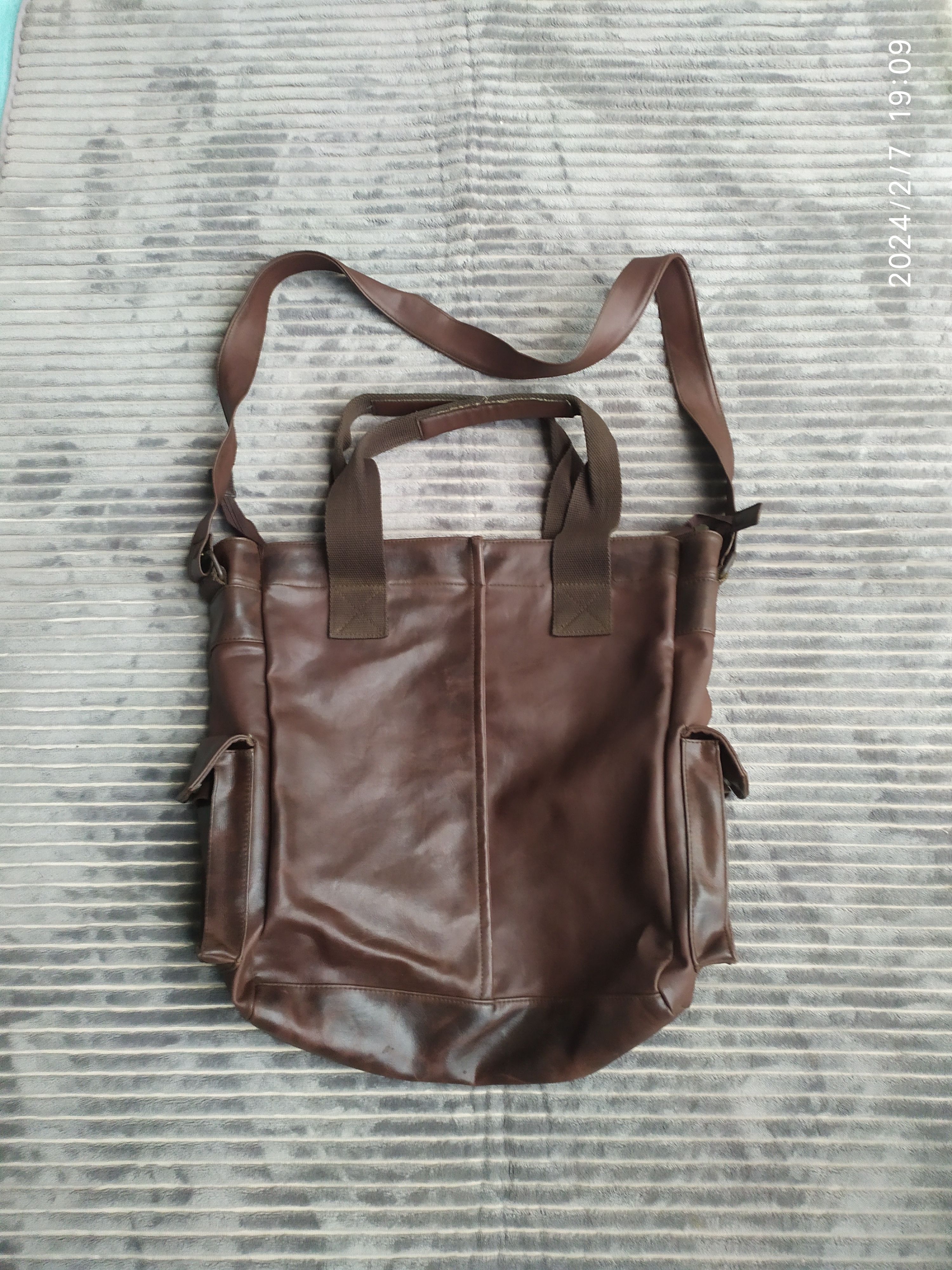 If Six Was Nine × Japanese Brand × Leather Vintage Japanese brand Leather Bag Size ONE SIZE - 1 Thumbnail