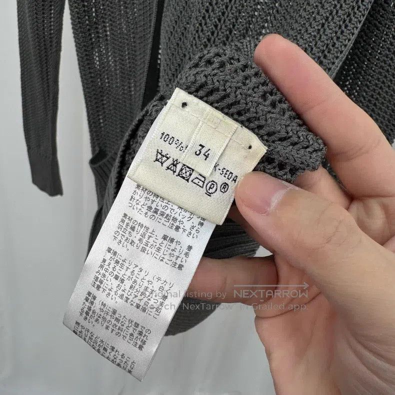 Hermes Hermes Grey knit cardigan Size XXS / US 00 / IT 34 - 6 Thumbnail