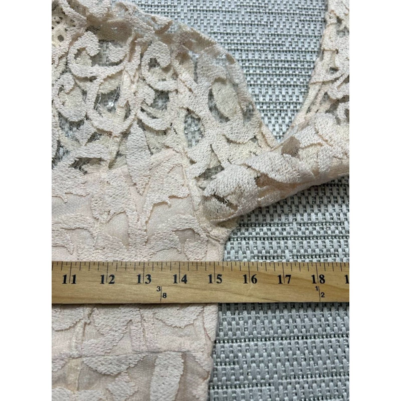 Free People Free People Dress Womens 0 Pink Floral Lace Sequin Blouson Size XS / US 0-2 / IT 36-38 - 6 Thumbnail
