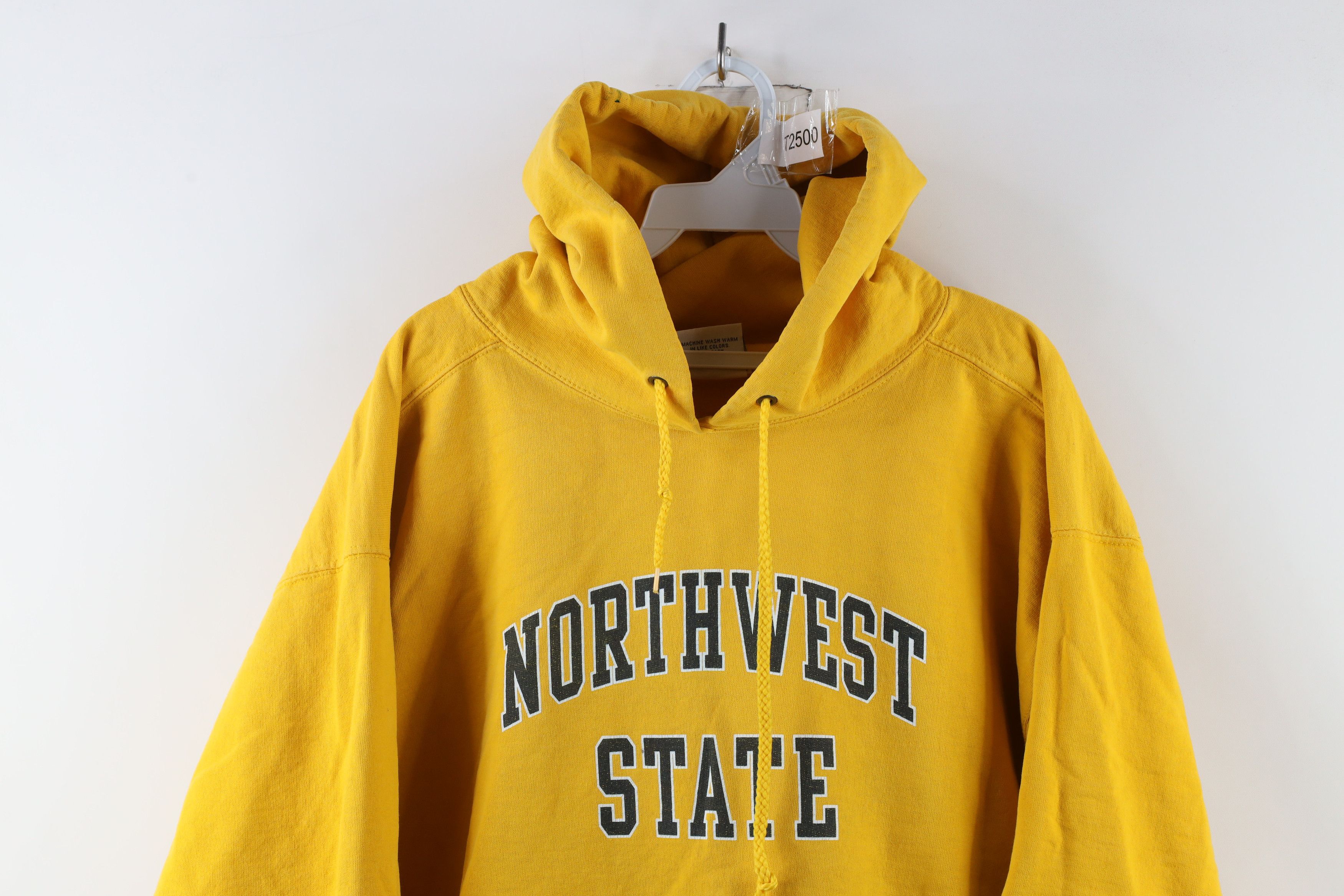 Vintage Vintage 90s Spell Out Northwest State Hoodie Sweatshirt USA Size US XL / EU 56 / 4 - 2 Thumbnail