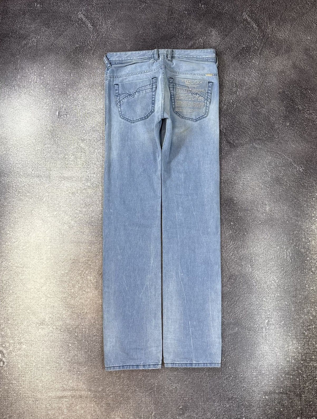 Diesel Diesel Iakop NWT Men’s Regular Slim Tapered Blue Denim Jeans Size US 28 / EU 44 - 2 Thumbnail