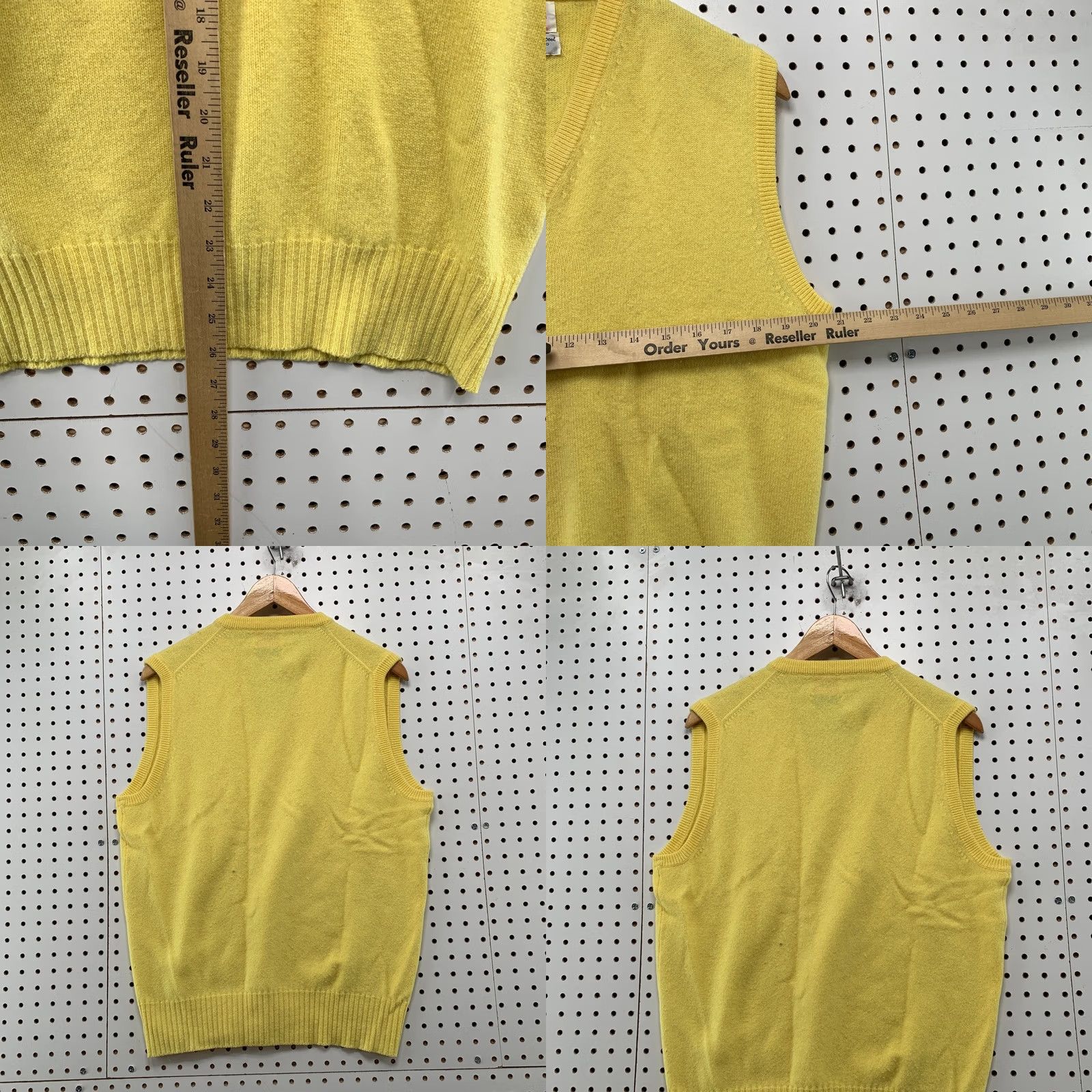 Vintage Vintage Mark Shale Scotland Sweater Vest Mens Medium Yellow Mcgeorge Lambswool Vest Size US M / EU 48-50 / 2 - 8 Thumbnail
