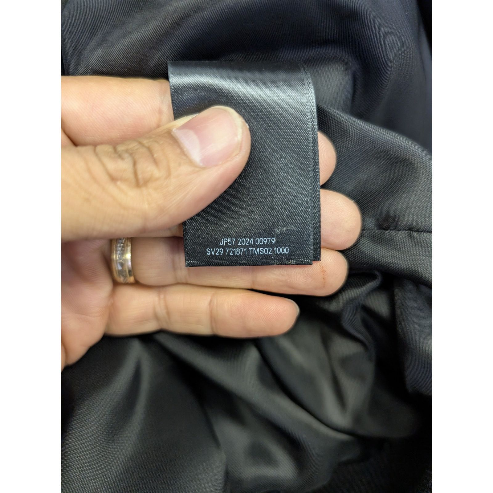 Balenciaga o1rshd1 Back Logo Leather Down Jacket in Black Size US L / EU 52-54 / 3 - 16 Thumbnail