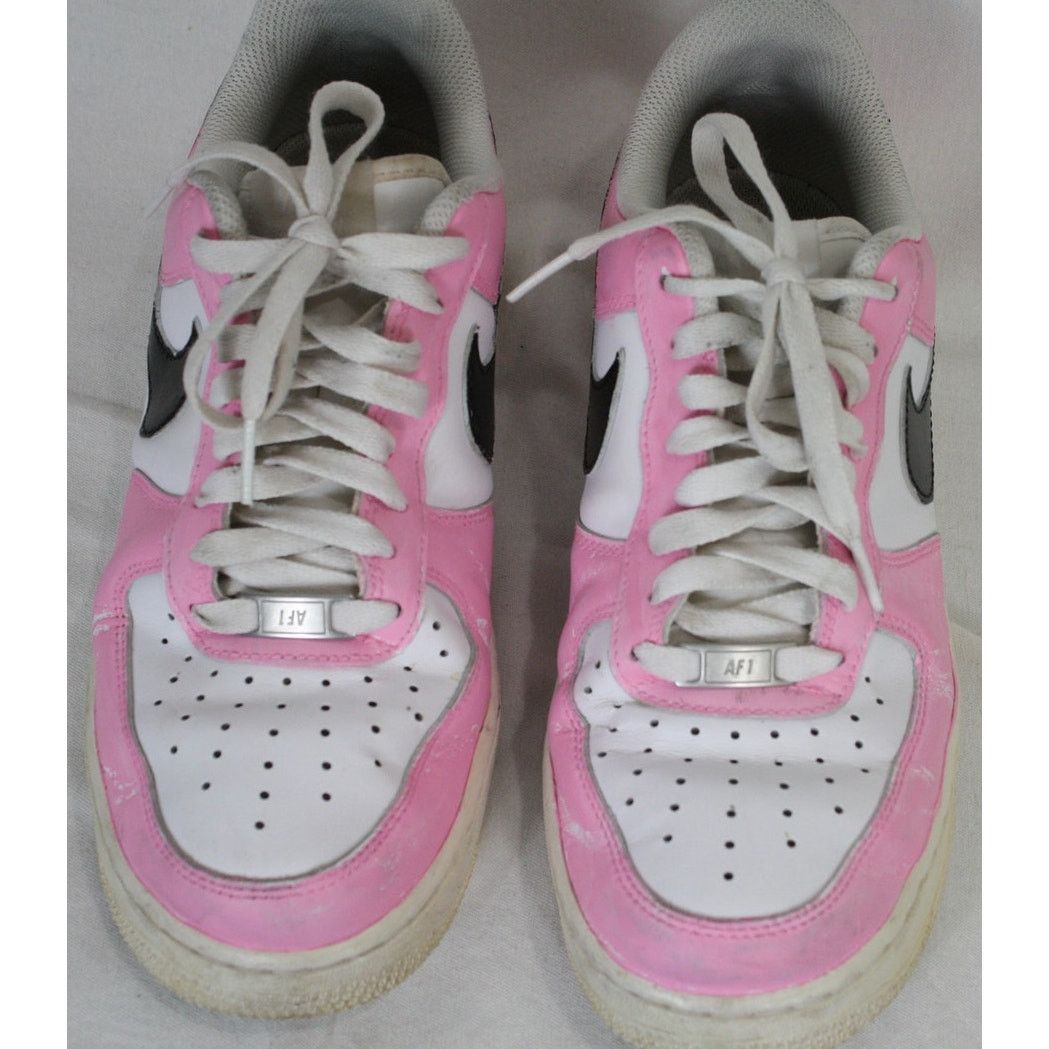 Nike Nike Air Force 1 Womens 9 Custom Pink Painted AF1 Sneakers Size US 9 / IT 39 - 3 Thumbnail