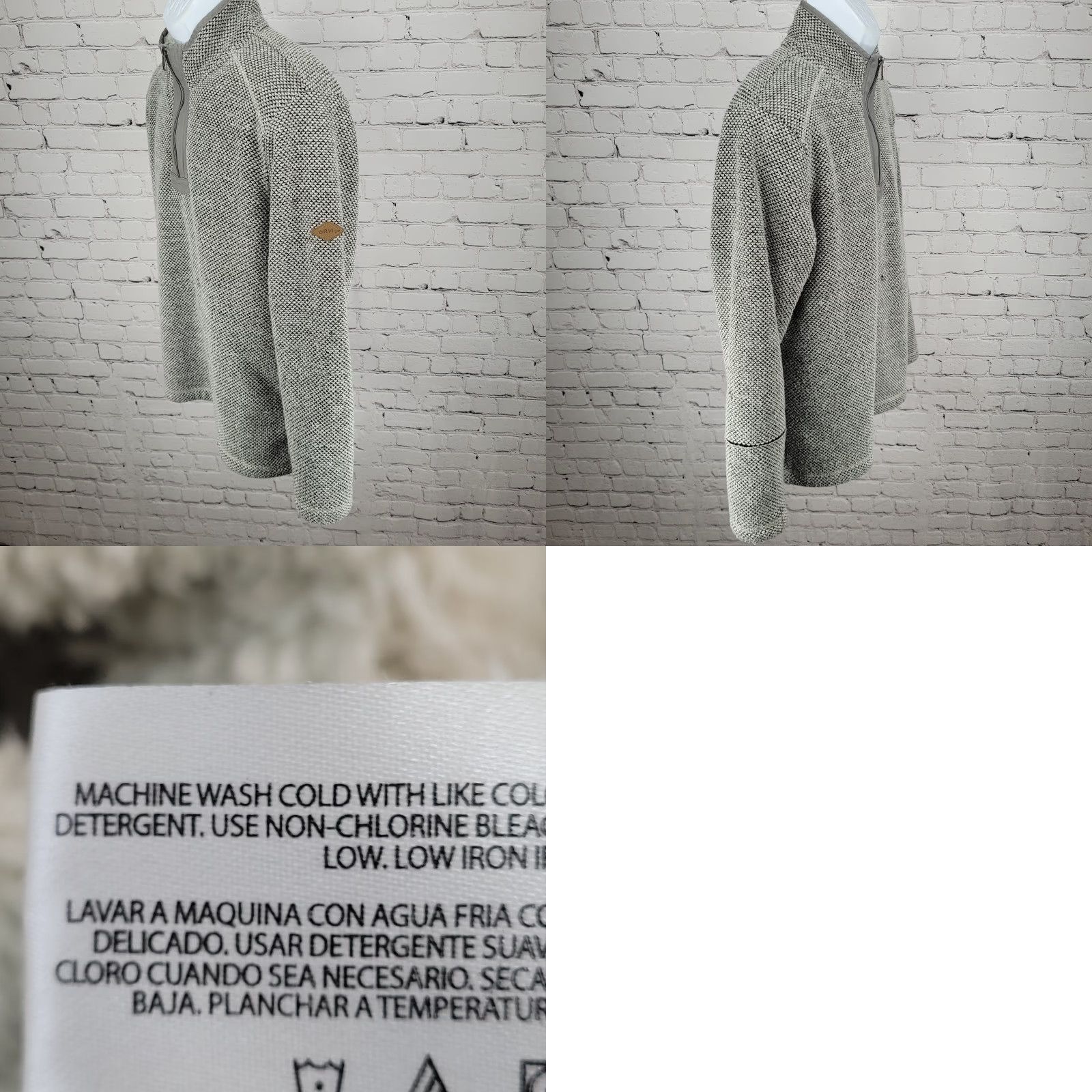 Orvis Orvis Grey Classic Collection Sherpa Lined 1/4 Zip Pullover Jacket Size M Men Medium Size US M / EU 48-50 / 2 - 10 Thumbnail