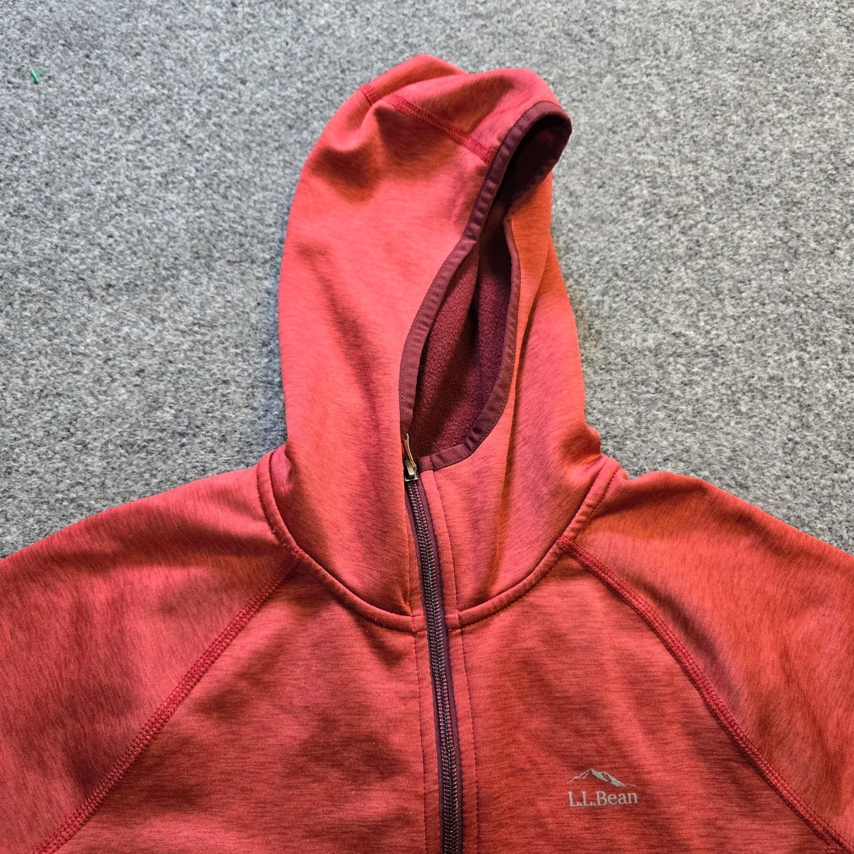 Vintage LL Bean Jacket Womens Size Small Red Hoodie Full Zip Sweatshirt Pockets Casual Size S / US 4 / IT 40 - 2 Thumbnail