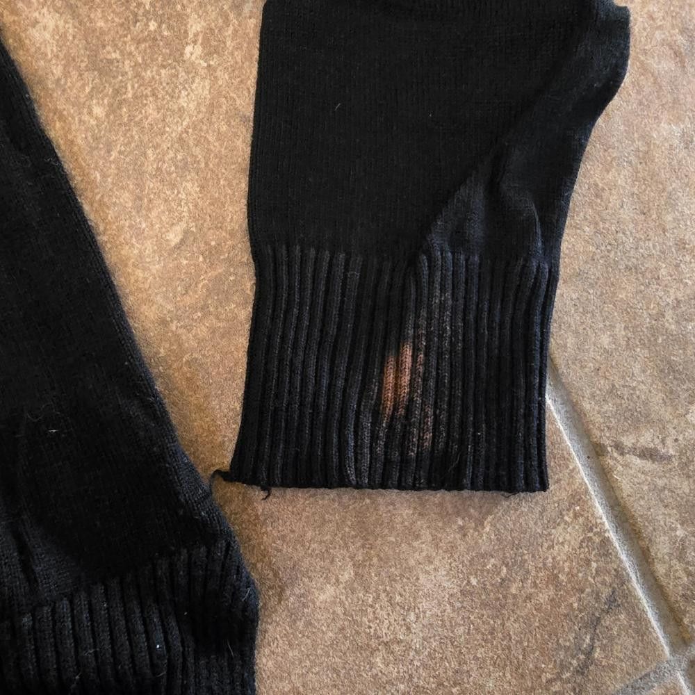 Other Black White Stripe Detailed SO Vneck Size M / US 6-8 / IT 42-44 - 3 Thumbnail