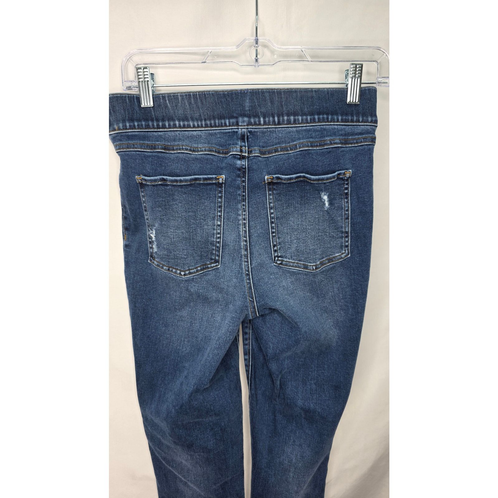 Spanx Spanx Raw Hem Jeans Medium Distressed Skinny Pull On Size 29" - 12 Thumbnail