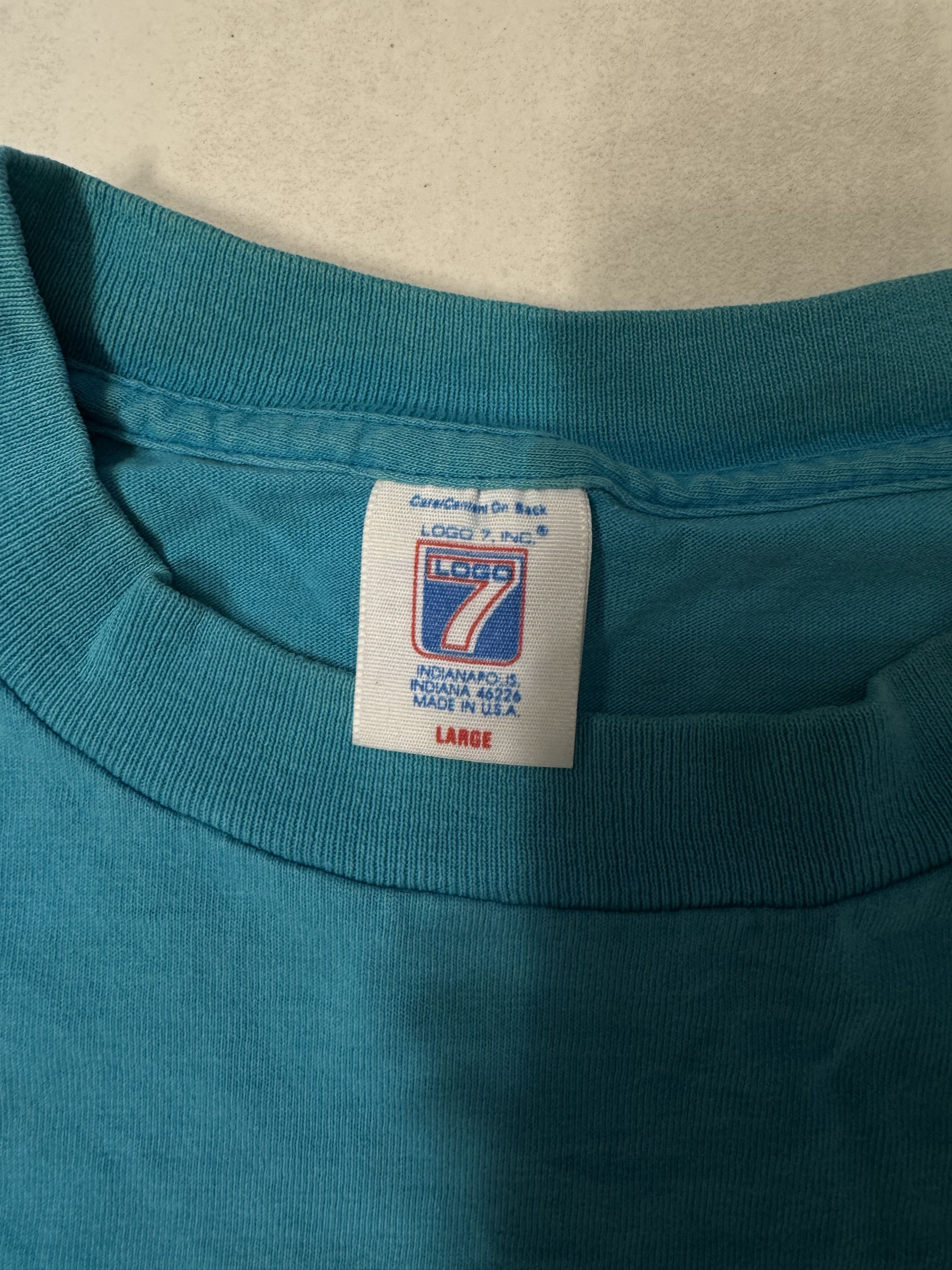 Logo 7 Vintage Charlotte Hornets T-Shirt Size US L / EU 52-54 / 3 - 5 Thumbnail