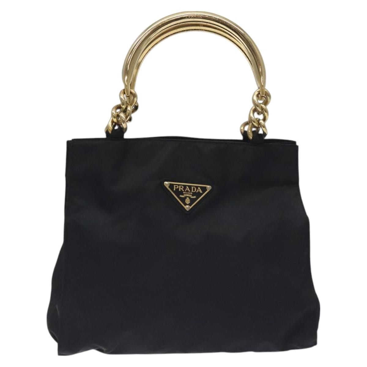 Prada Prada Metal Handles Tote Tessuto Size ONE SIZE - 1 Thumbnail