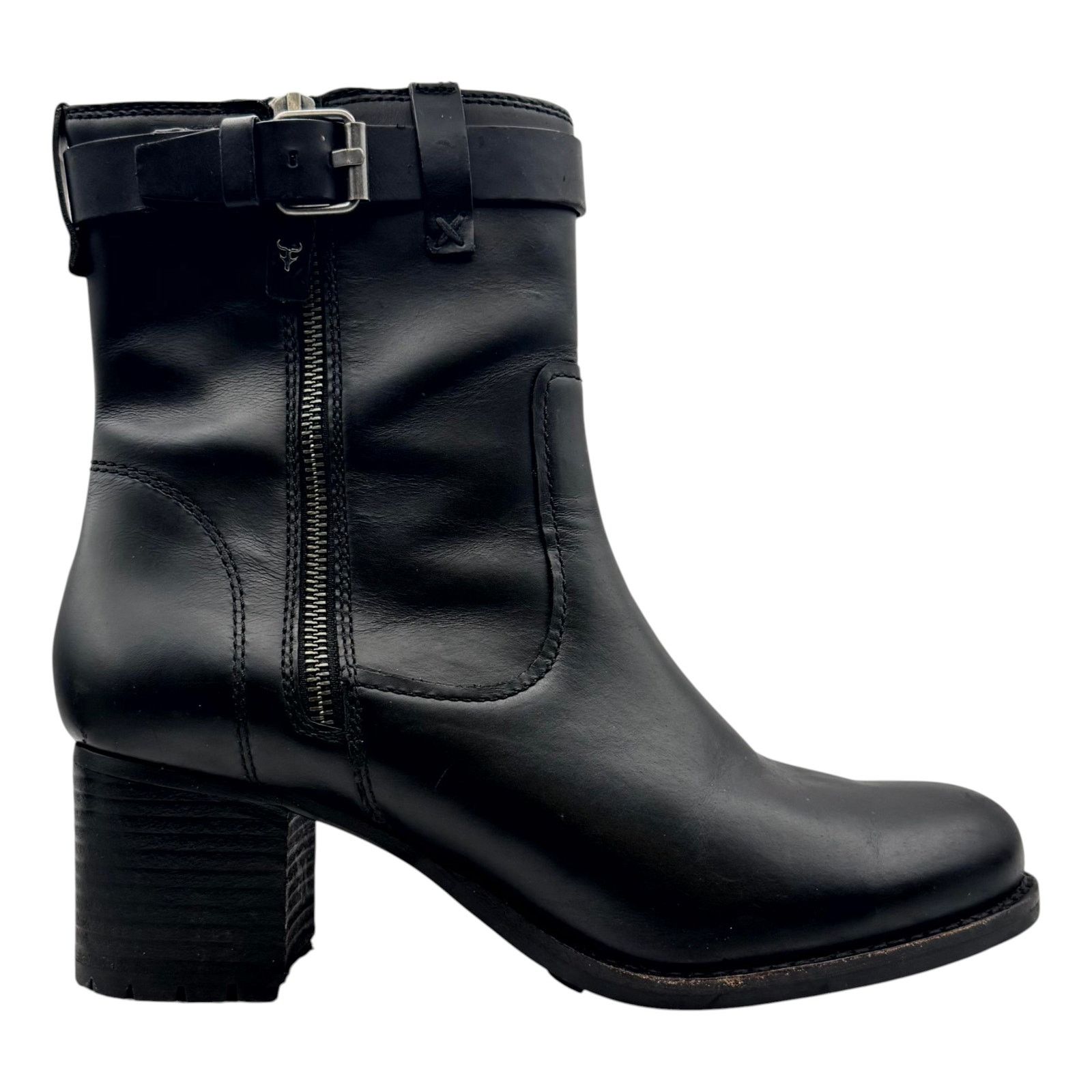 Trask Trask Madison Waterproof Booties Leather Black 11 Moto Biker Size US 11 / IT 41 - 1 Thumbnail