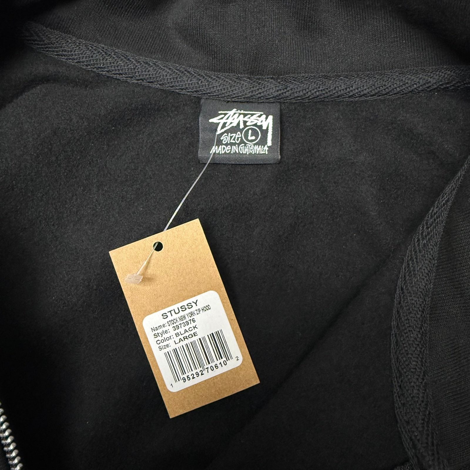 Stussy Stussy New York Exclusive Zip Up Hoodie Black Size US L / EU 52-54 / 3 - 3 Thumbnail