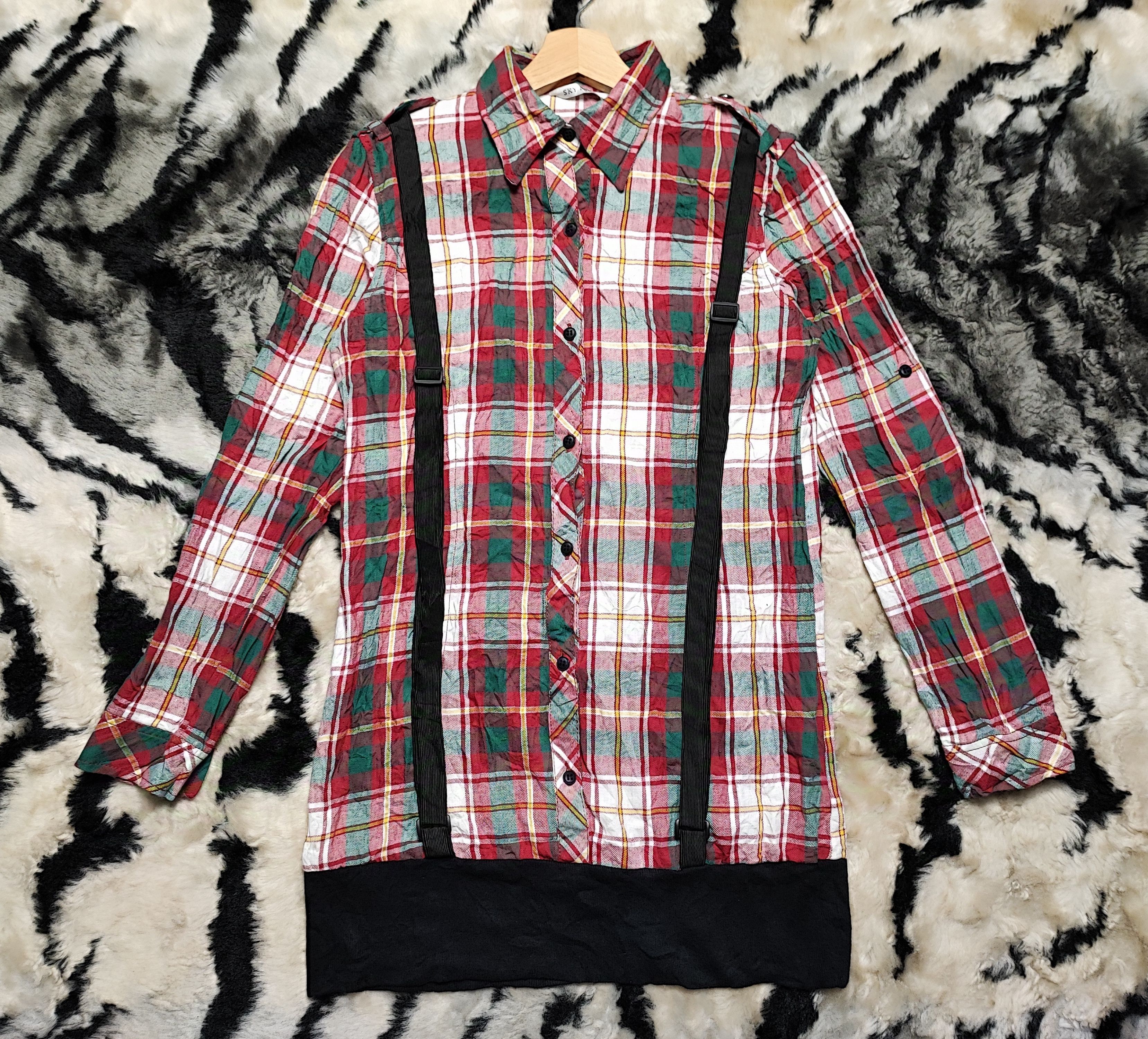 Flannel Flannel Checked Bondage Shirt Button Up Size S / US 4 / IT 40 - 2 Thumbnail