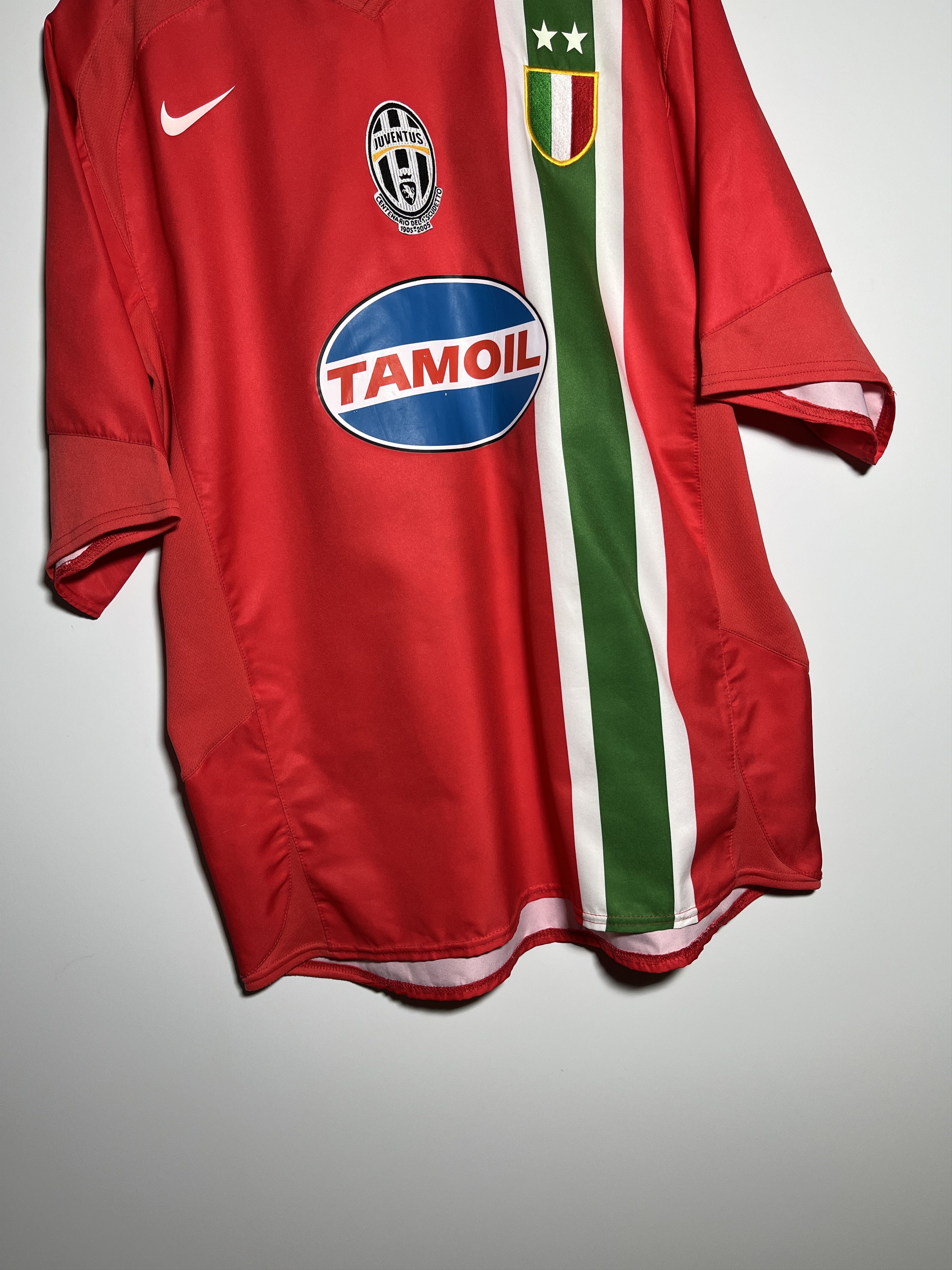 Nike × Vintage Nike Juventus #18 Mutu 2005-2006 Third Football Jersey Size US XL / EU 56 / 4 - 4 Thumbnail