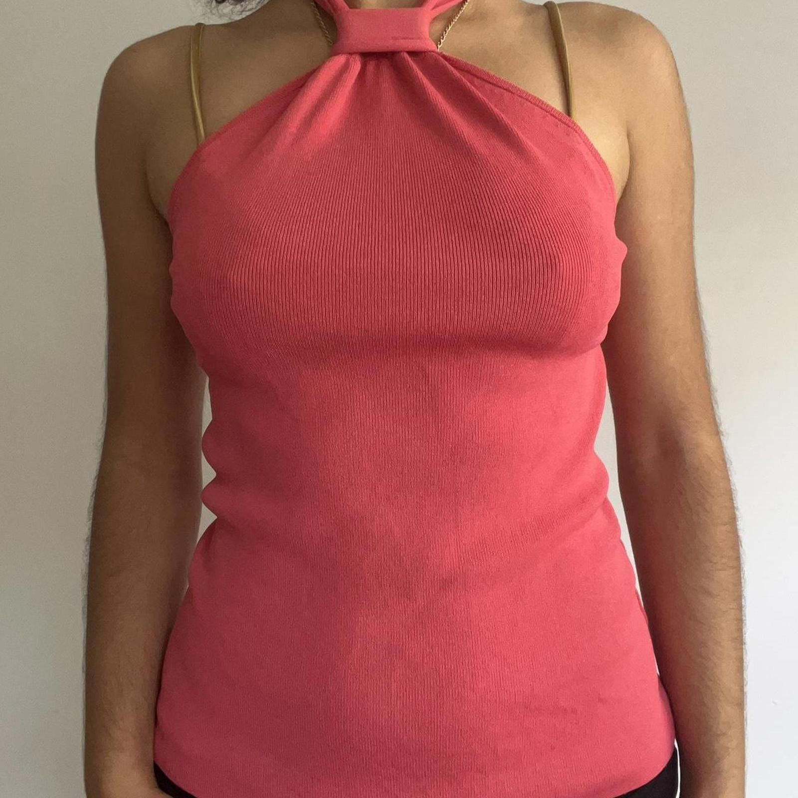 Ann Taylor Pink halter neck top #halterneck #feminine Size S / US 4 / IT 40 - 4 Thumbnail