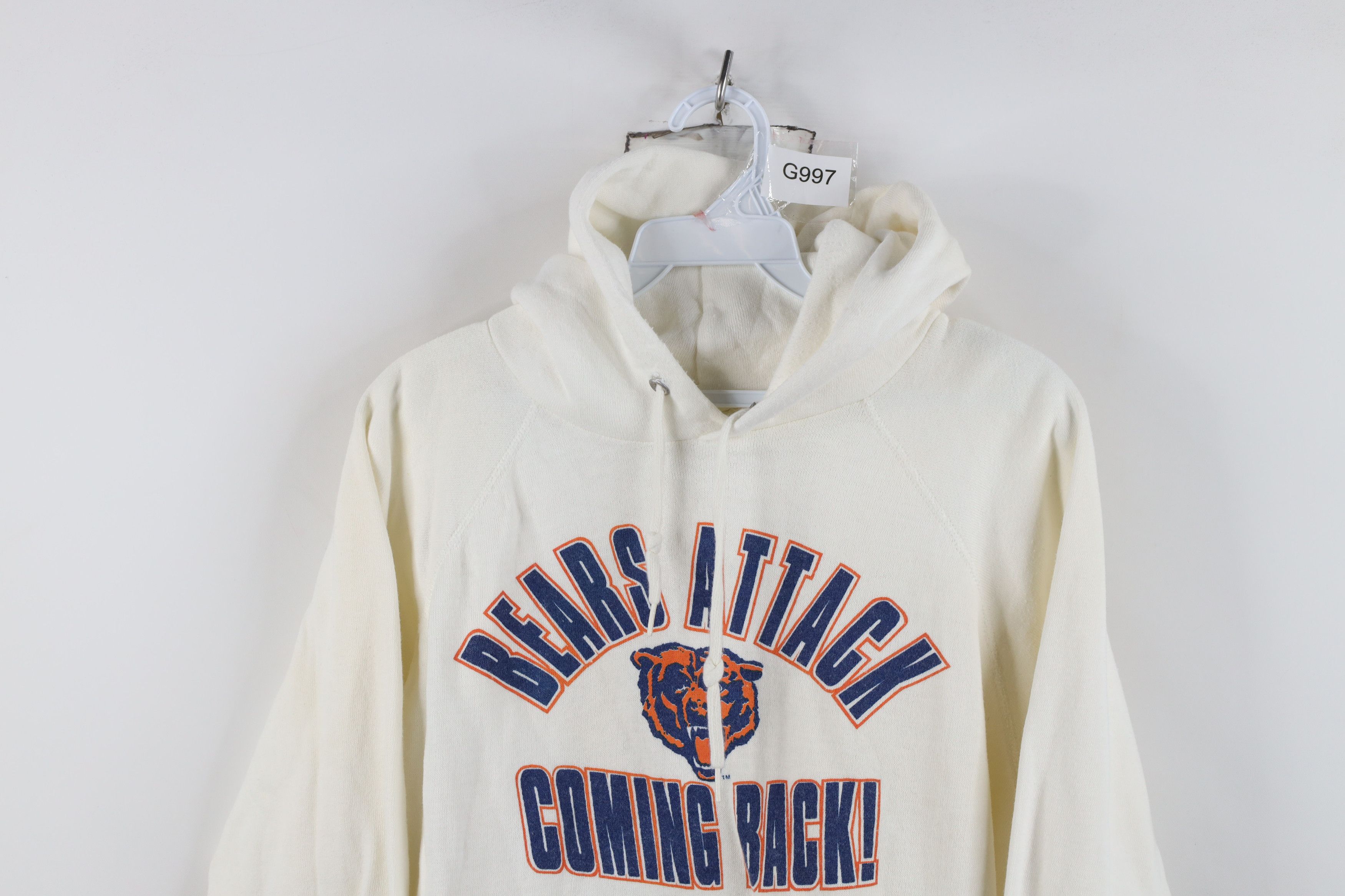 Vintage Vintage 70s 80s Chicago Bears Football Hoodie Sweatshirt Size M / US 6-8 / IT 42-44 - 2 Thumbnail
