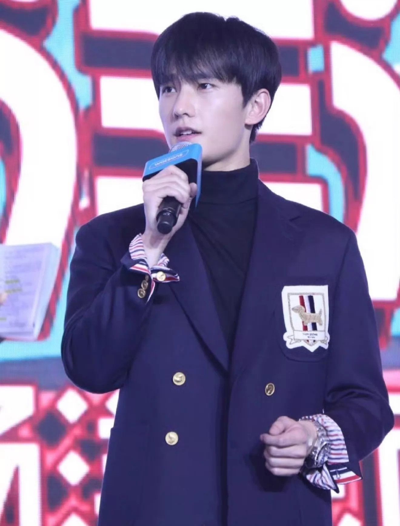 Thom Browne Thom Browne Men's Navy Gold-Button Wool Overcoat Size 2 Rare Size US M / EU 48-50 / 2 - 7 Thumbnail